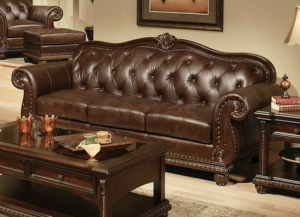Furniture Home: Full Grain Leather Sofa Set Modern Living Room With Full Grain Leather Sofas (Photo 16 of 30)