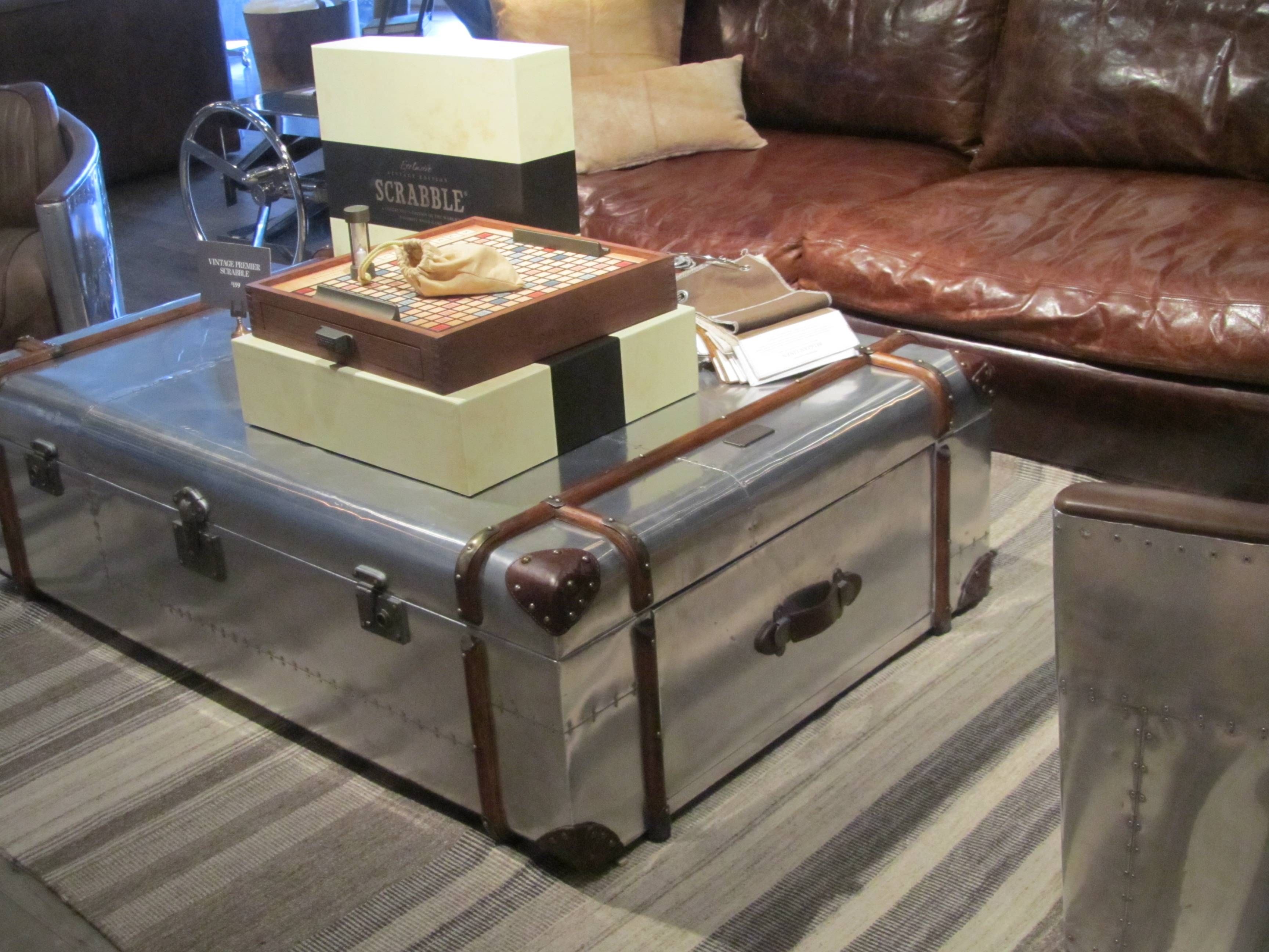 Furniture Home: Silver Trunk Coffee Table Design Modern 2017 Intended For Silver Trunk Coffee Tables (View 1 of 30)