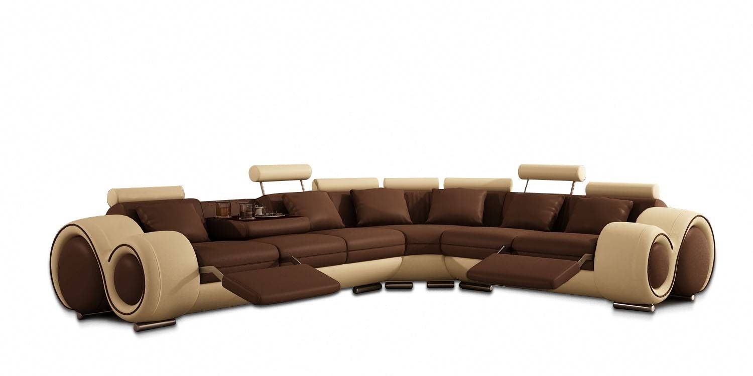 Furniture: Incredible Style Sectional Reclining Sofas For Your Pertaining To Jedd Fabric Reclining Sectional Sofa (Photo 14 of 30)
