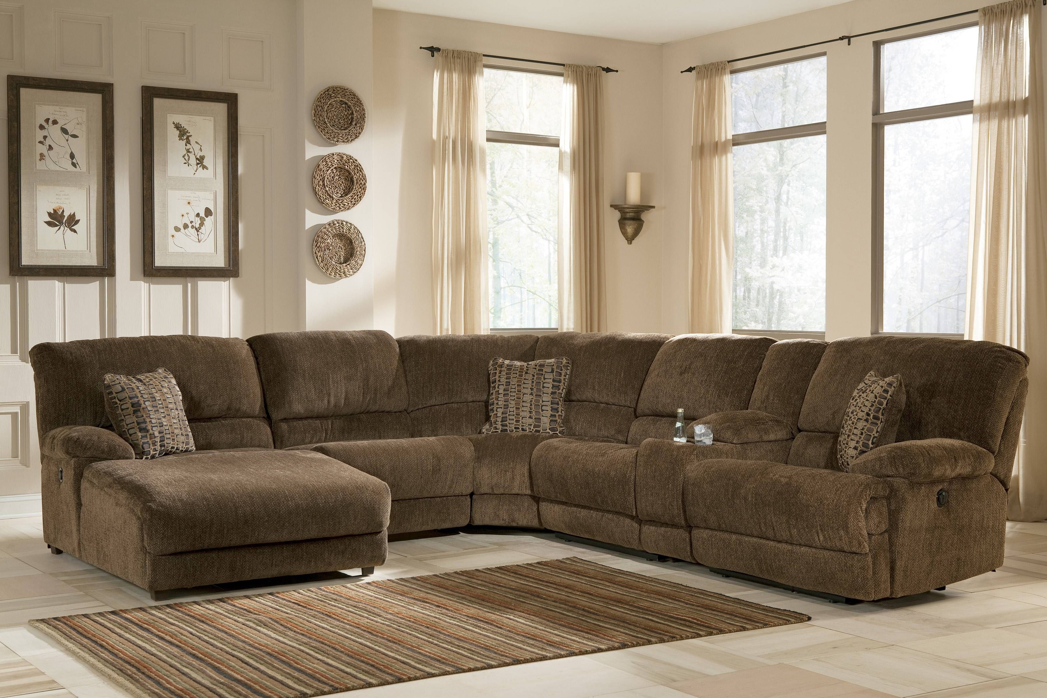 Furniture: Jedd Fabric Reclining Sectional Sofa | Sectional Throughout Jedd Fabric Reclining Sectional Sofa (Photo 6 of 30)