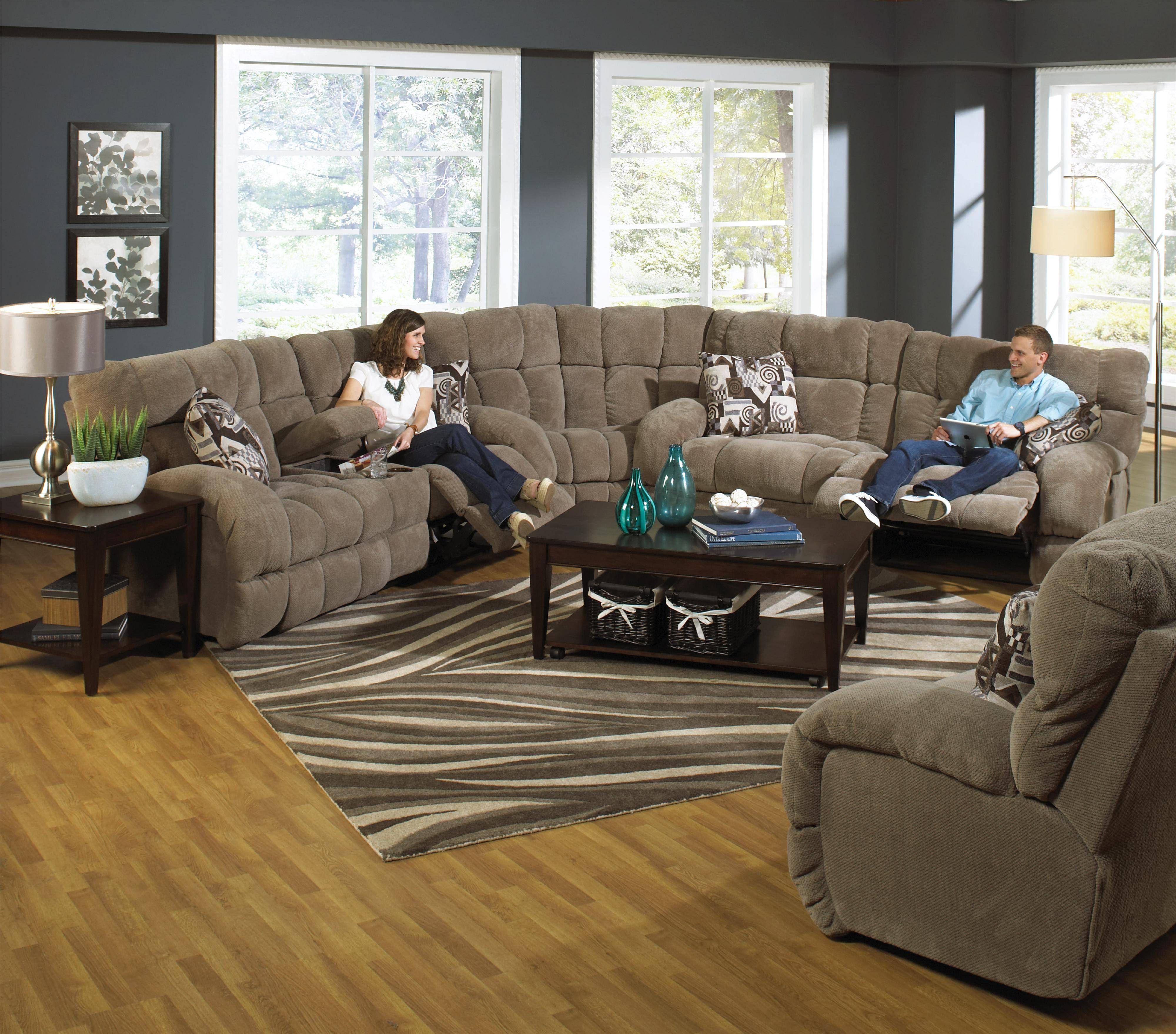 Furniture Lazy Boy Sectional Sectional Couches With Recliners Inside Sectional Sofas With Electric Recliners 