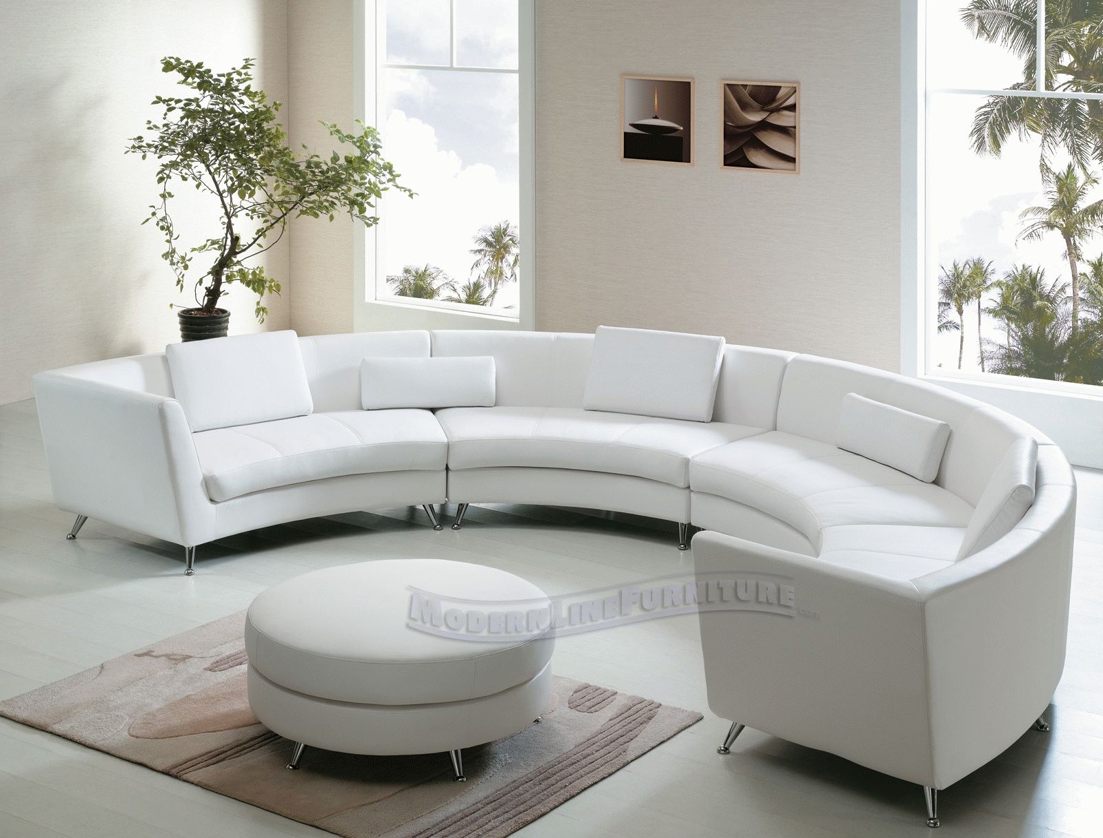 Furniture: Luxury Curved Sectional Sofa For Living Room Furniture Throughout White Sectional Sofa For Sale (Photo 30 of 30)
