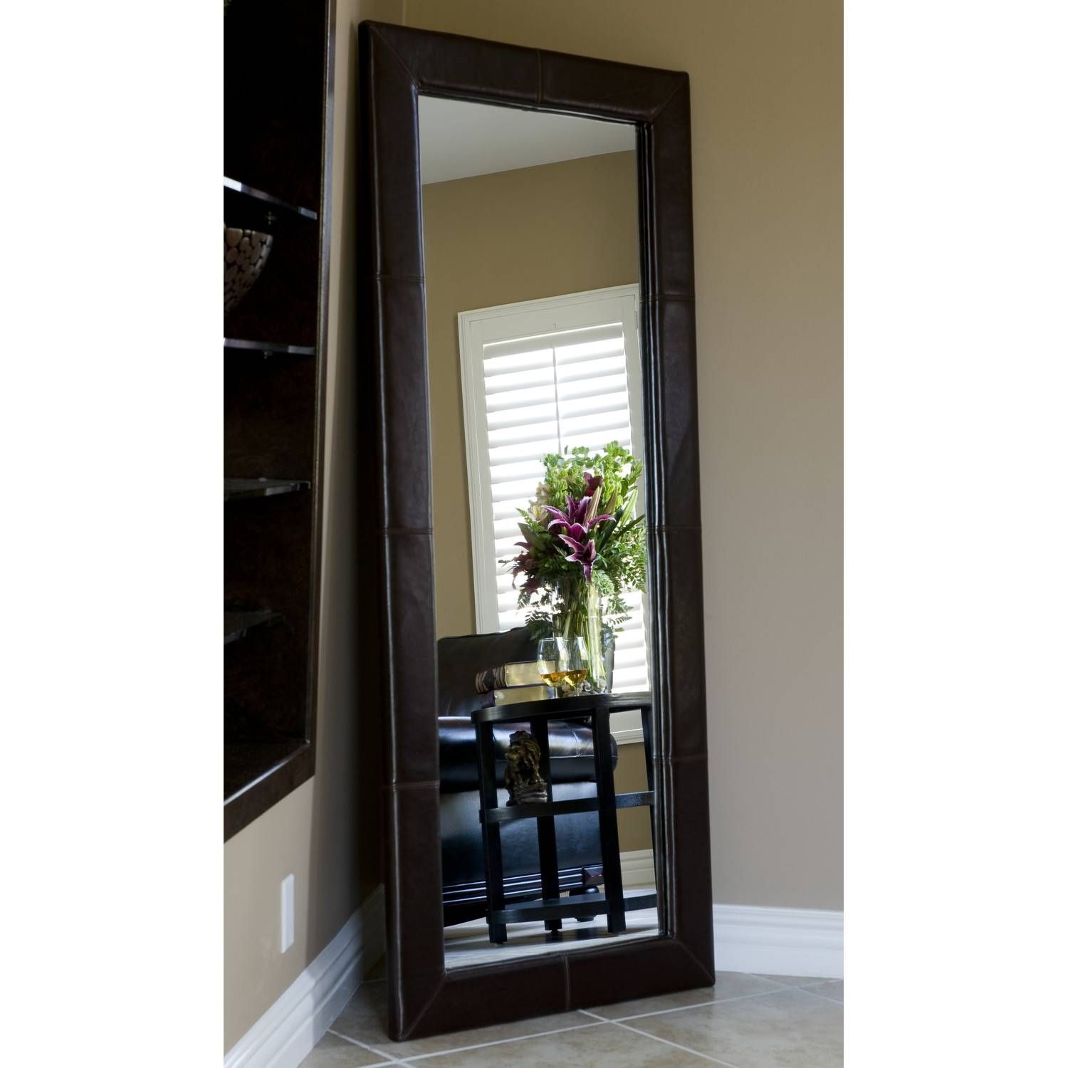 Furniture: Mesmerizing Oversized Floor Mirror For Home Furniture Regarding White Baroque Floor Mirrors (View 25 of 25)