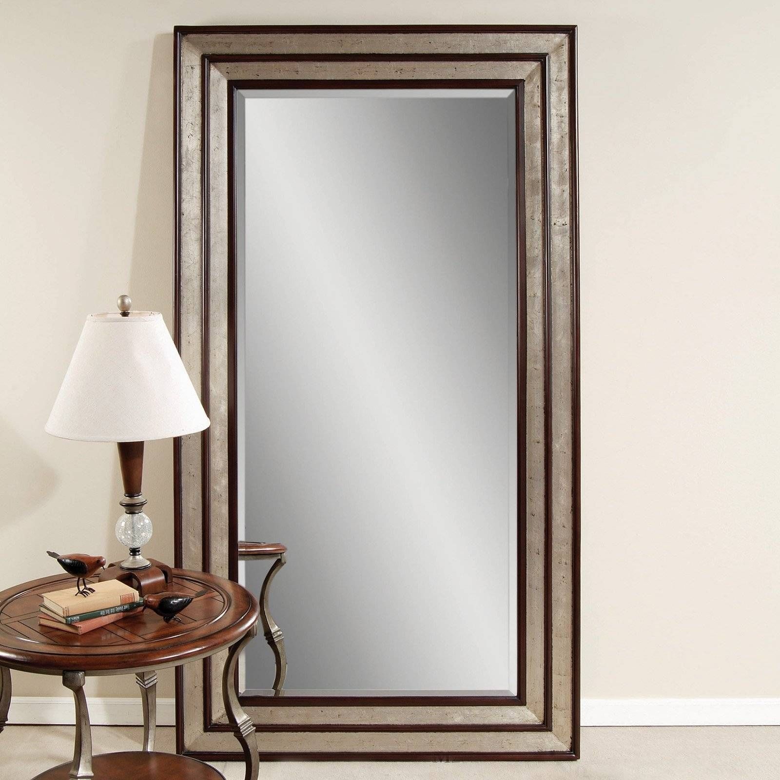Furniture: Mesmerizing Oversized Floor Mirror For Home Furniture Throughout Cream Free Standing Mirrors (View 10 of 25)