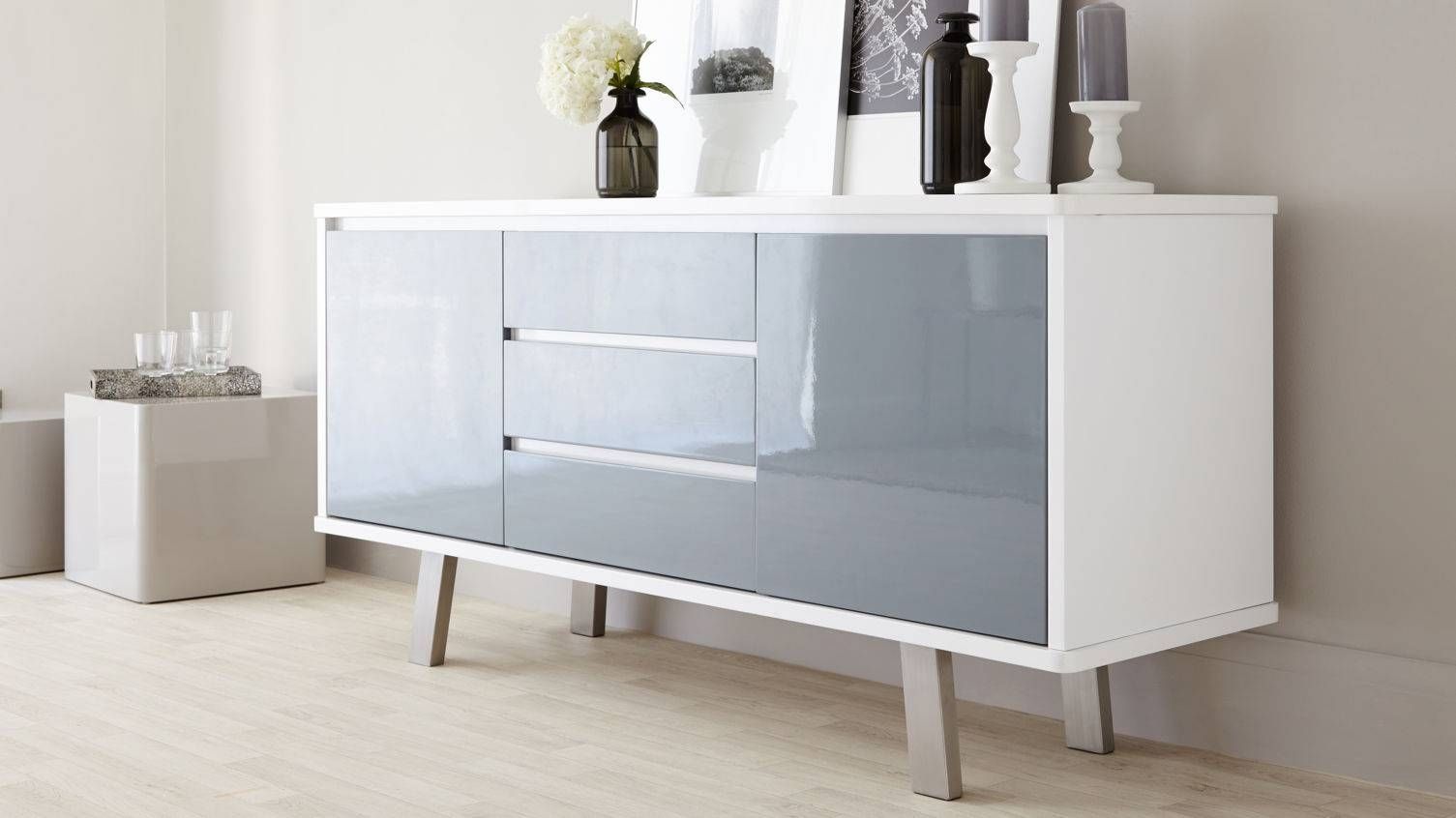 Furniture: Mid Century Modern Sideboard For Inspiring Interior Throughout White Wooden Sideboards (View 15 of 30)