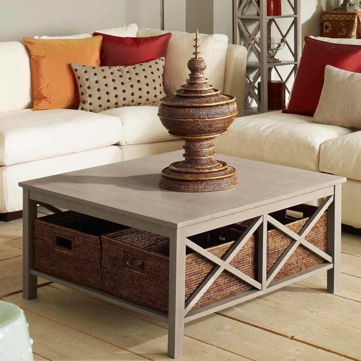 Furniture : Modern Extra Large Black Square Coffee Table With For Extra Large Rustic Coffee Tables (Photo 10 of 30)