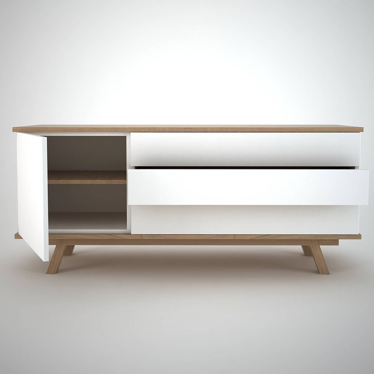 Furniture: Ottawa Modern Sideboard White Join Furniture And Tall With Modern Sideboard Furniture (Photo 28 of 30)