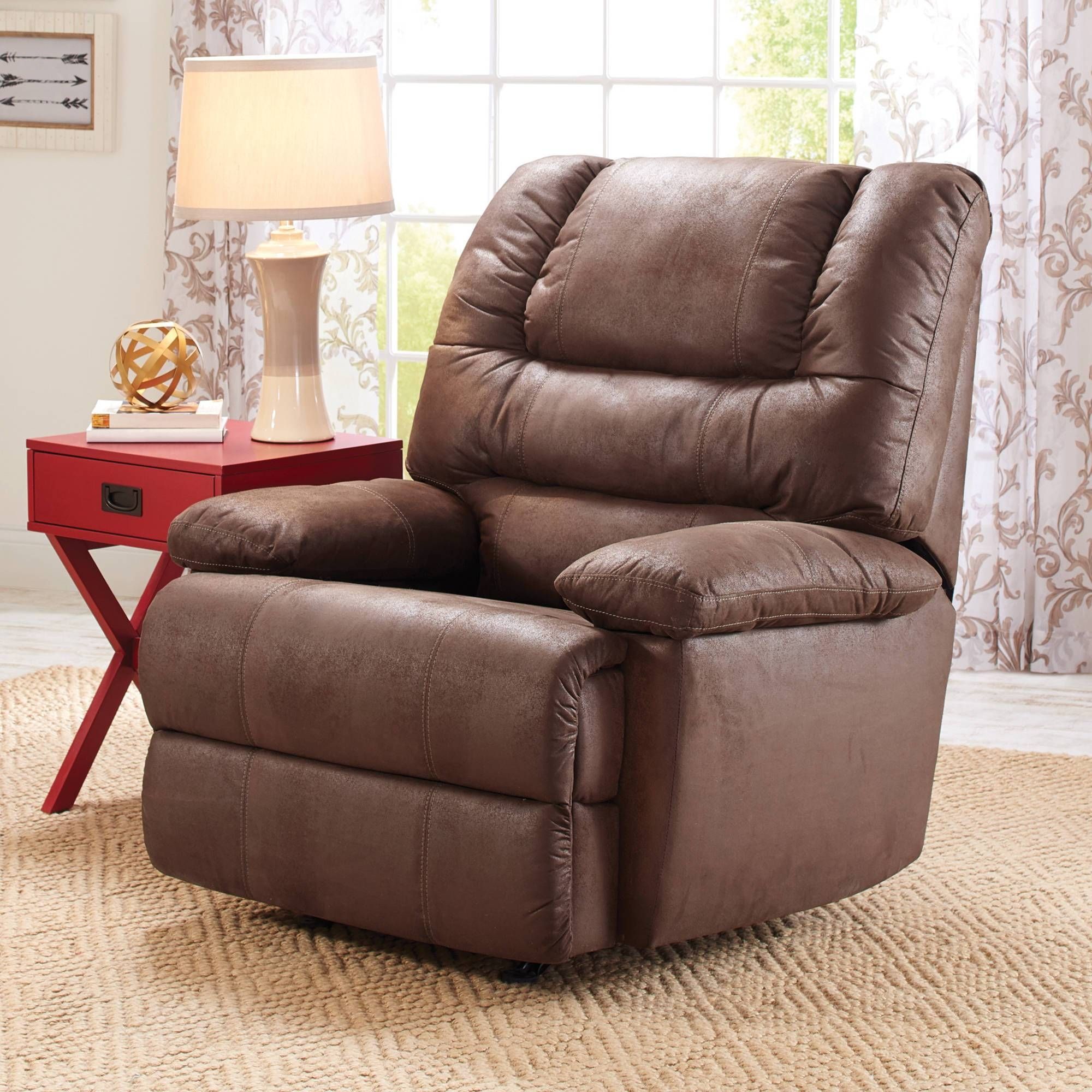 Furniture: Padded Angle Arm And Fully Padded Chaise With Simmons In Rocking Sofa Chairs (View 11 of 30)