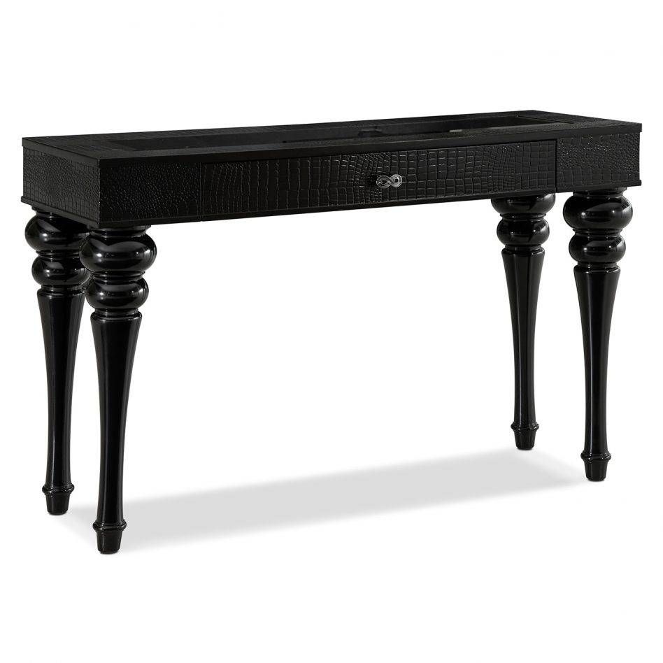 Furniture: Paradiso Sofa Table Black Croc Value City Furniture For Patio Sofa Tables (View 22 of 30)