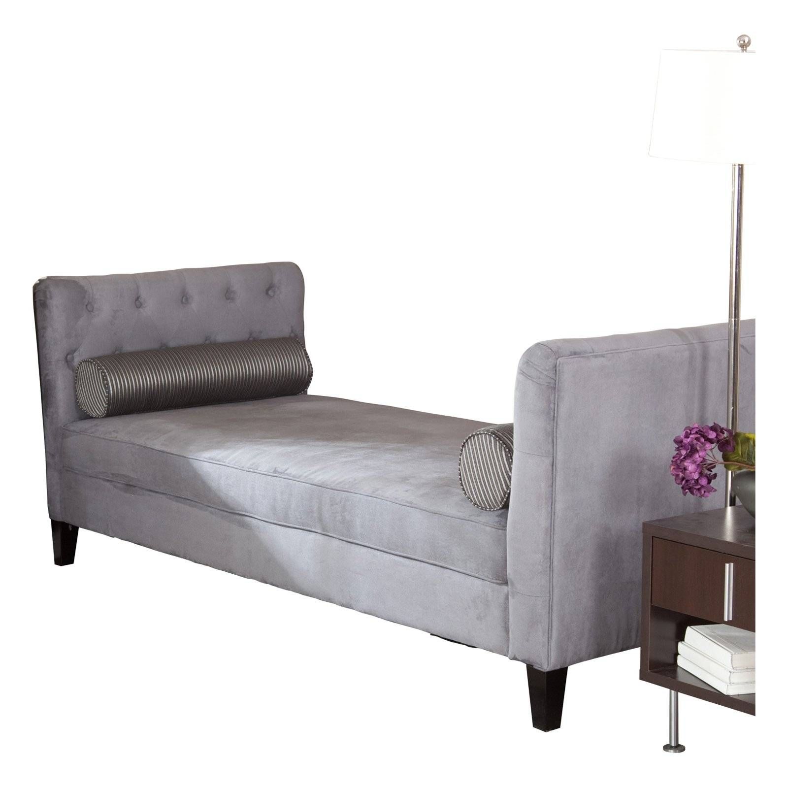 Furniture: Sensational Backless Couch Design Ideas Backless Daybed Pertaining To Backless Chaise Sofa (View 13 of 30)