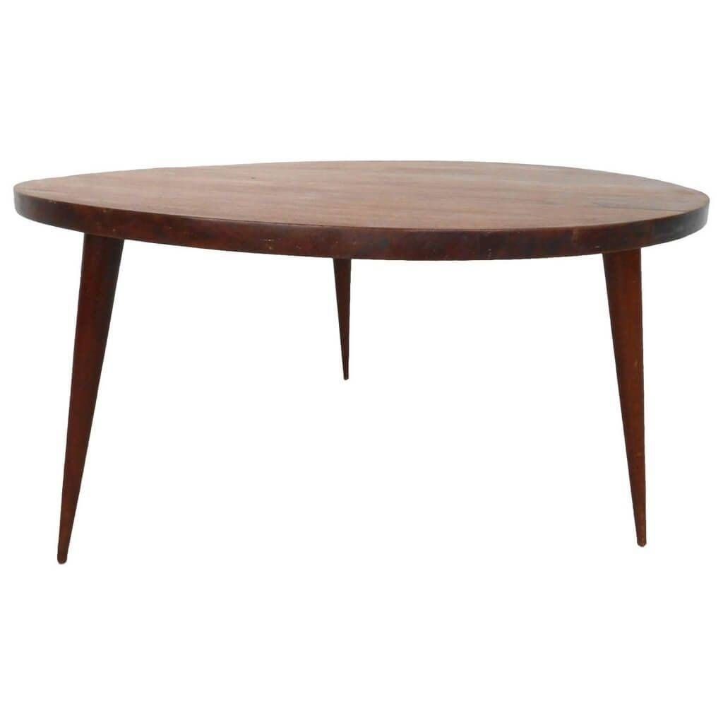 Furniture: Solid Wood Small Round Coffee Table With 3 Legs – The In Cheap Coffee Tables (View 10 of 30)
