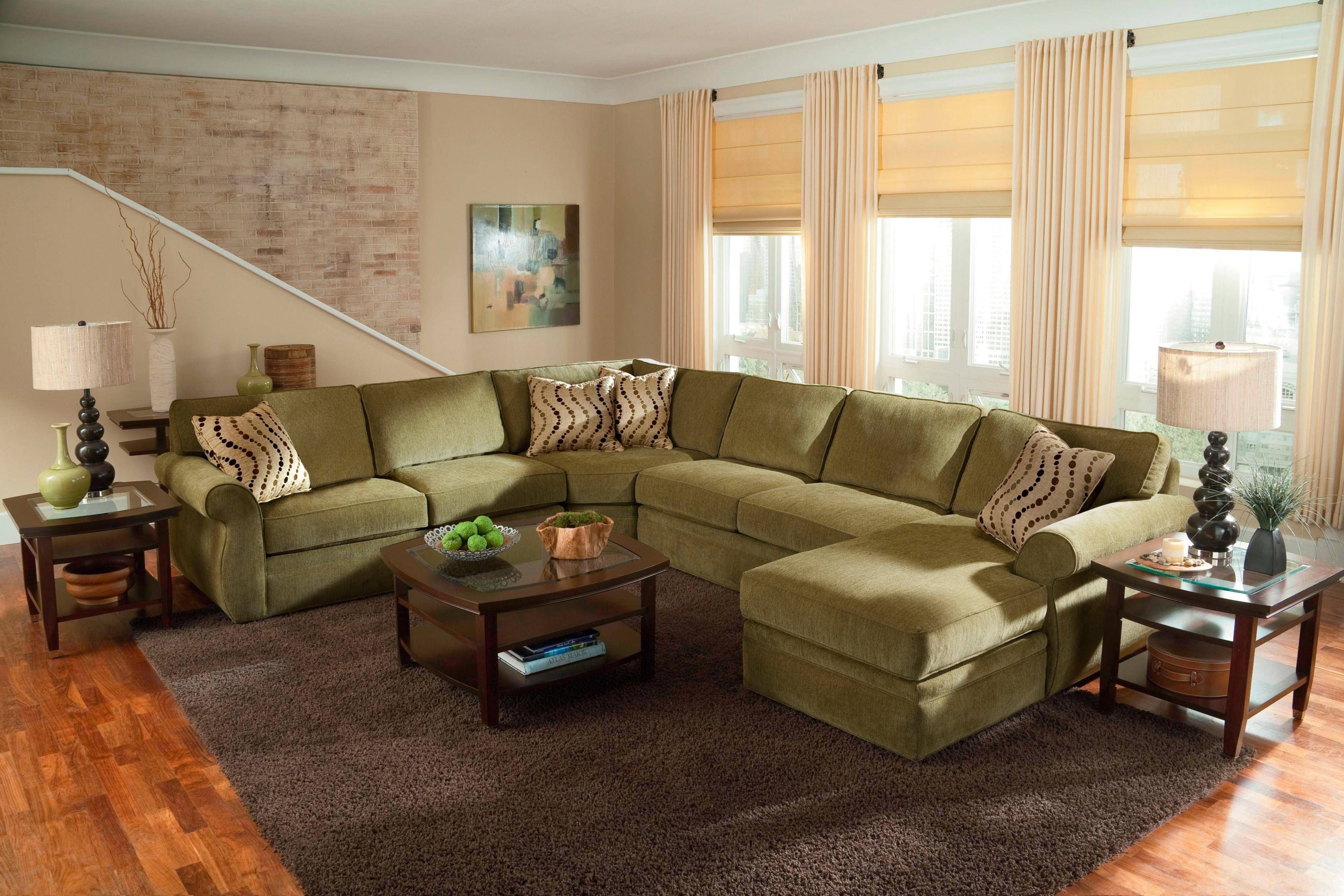 Furniture: Velvet Sectional Sofa | Ivory Sectional | Macys Sectional In Green Sectional Sofa With Chaise (Photo 20 of 30)