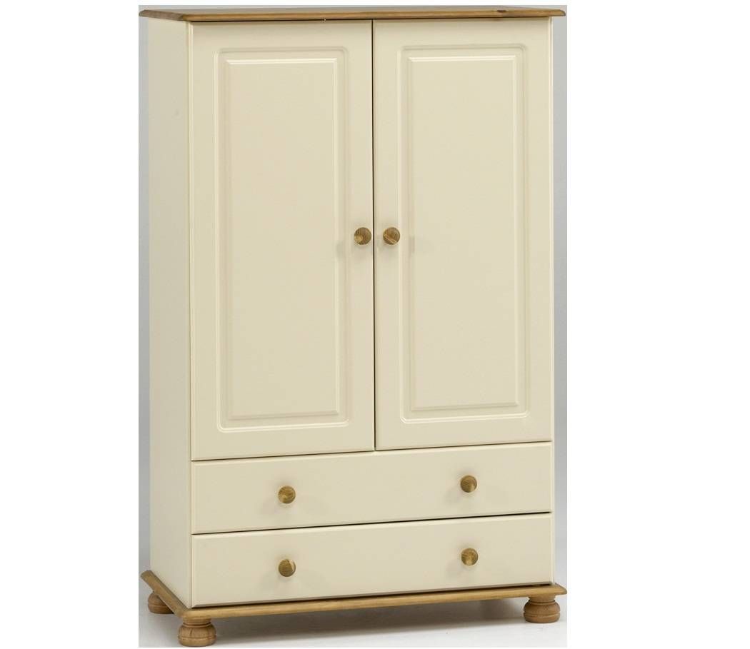 Furniturekraze Ltd | Richmond Cream & Pine Short Combi Wardrobe Throughout Combi Wardrobes (View 10 of 15)