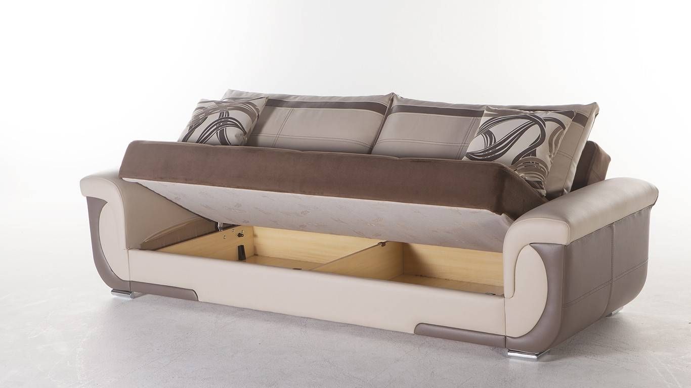 Featured Photo of Top 30 of Sofa Beds with Storages