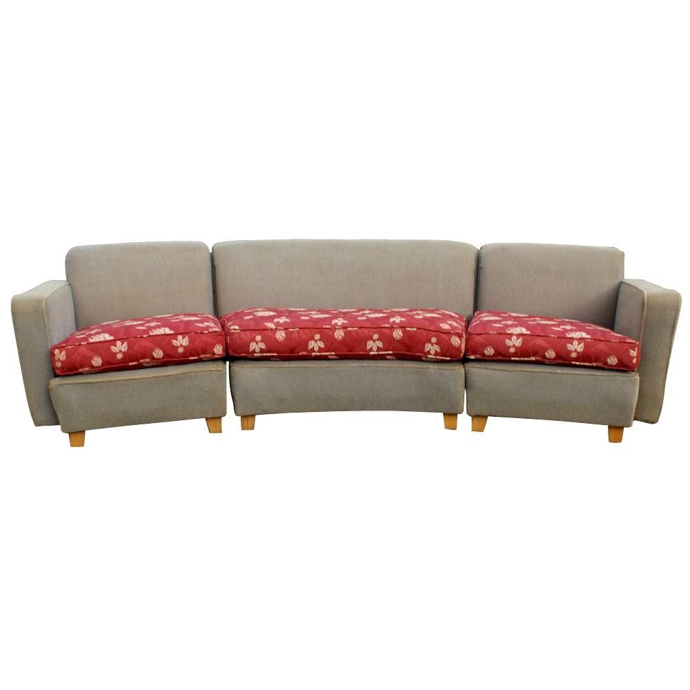Futorian Stratford Vintage 3 Piece Sectional Sofa Couch (mr | Ebay Pertaining To Stratford Sofas (View 22 of 30)