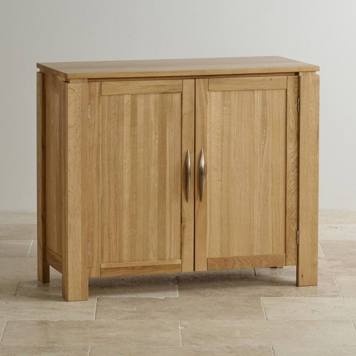 Galway Small Sideboard In Natural Solid Oak | Oak Furniture Land Within Small Wooden Sideboards (View 7 of 30)