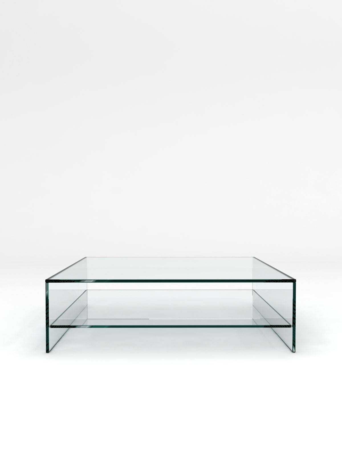 Glass Coffee Table With Shelf – Coffee Tables Made To Order (View 2 of 30)