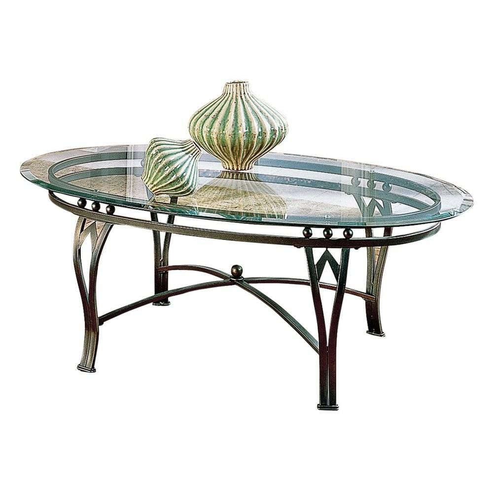 Glass Top Coffee Table With Iron Base | Coffee Tables Decoration With Regard To Glass Metal Coffee Tables (View 6 of 30)