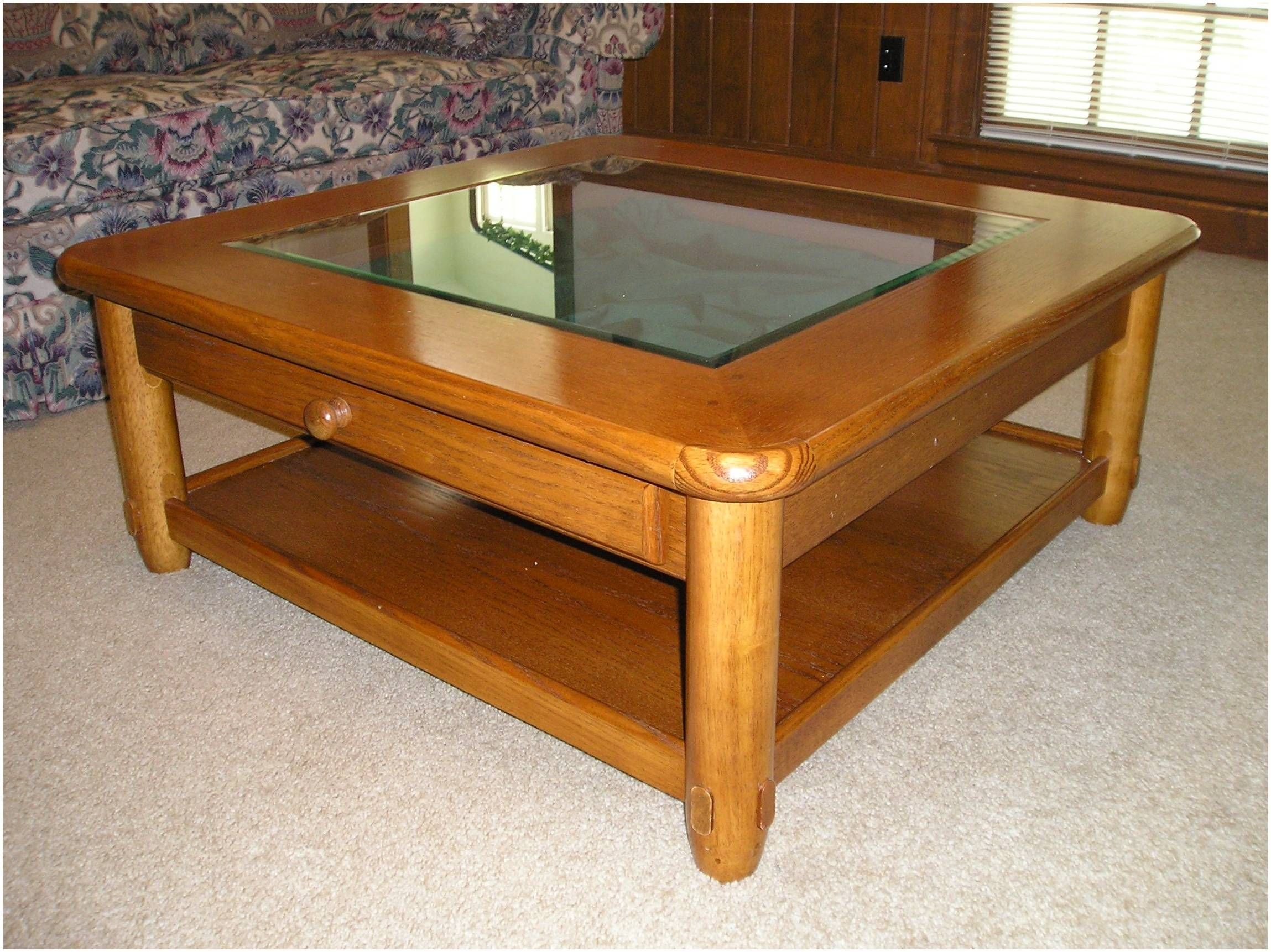 Glass Top Oak Coffee Table – Cocinacentral (View 21 of 30)