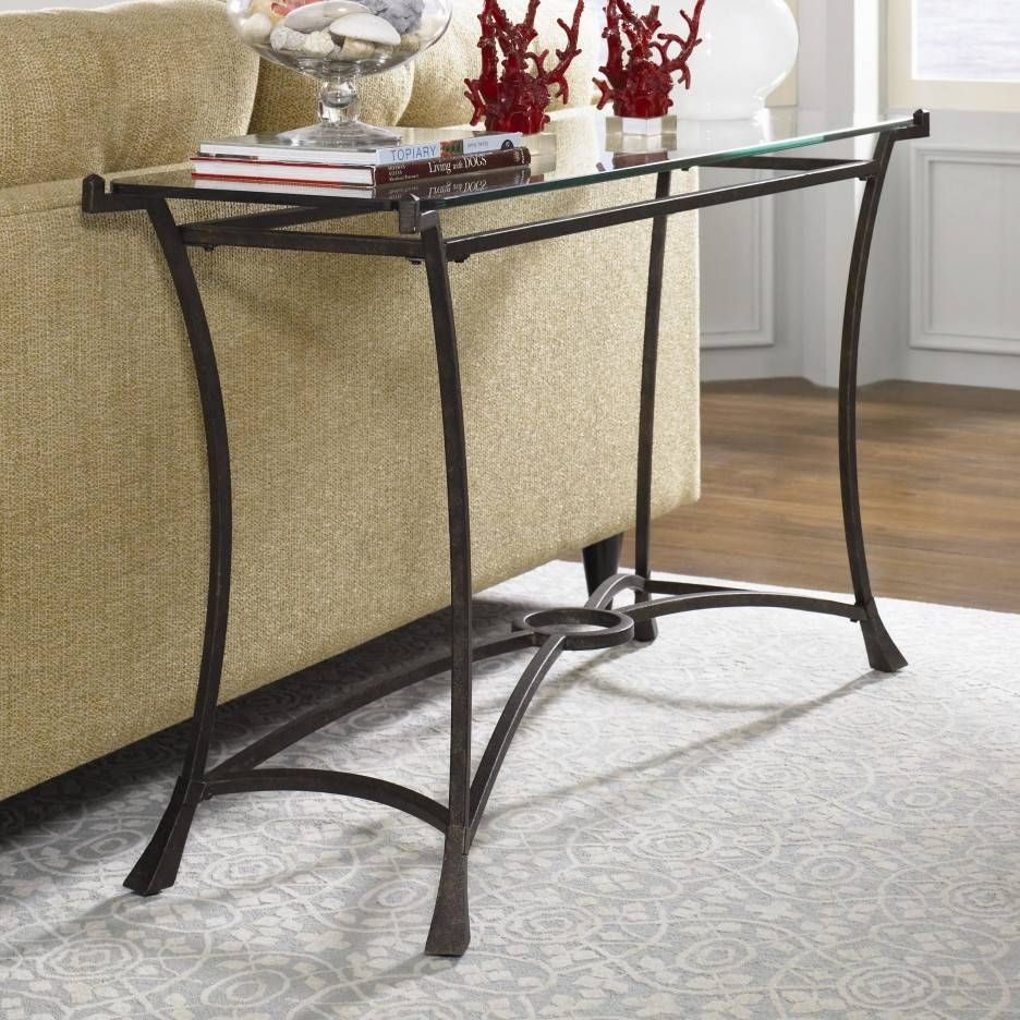 Featured Photo of The Best Metal Glass Sofa Tables