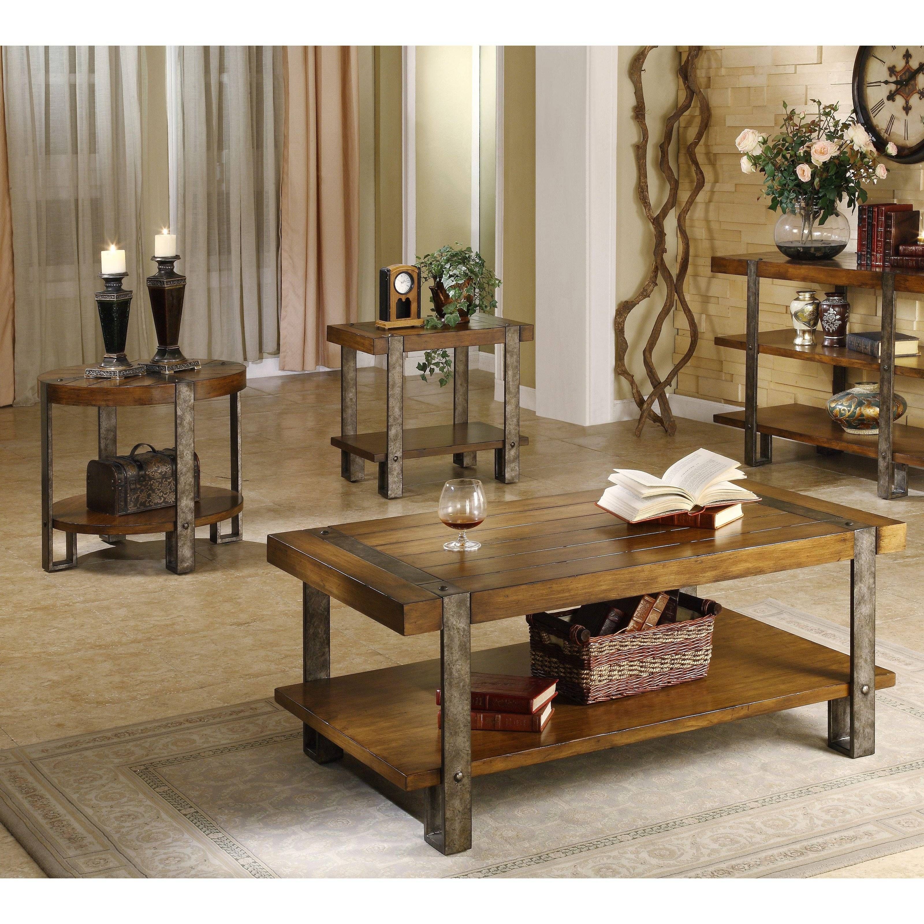 Gorgeous Inspiration 3 Piece Table Set For Living Room | All Intended For 2 Piece Coffee Table Sets (View 17 of 30)