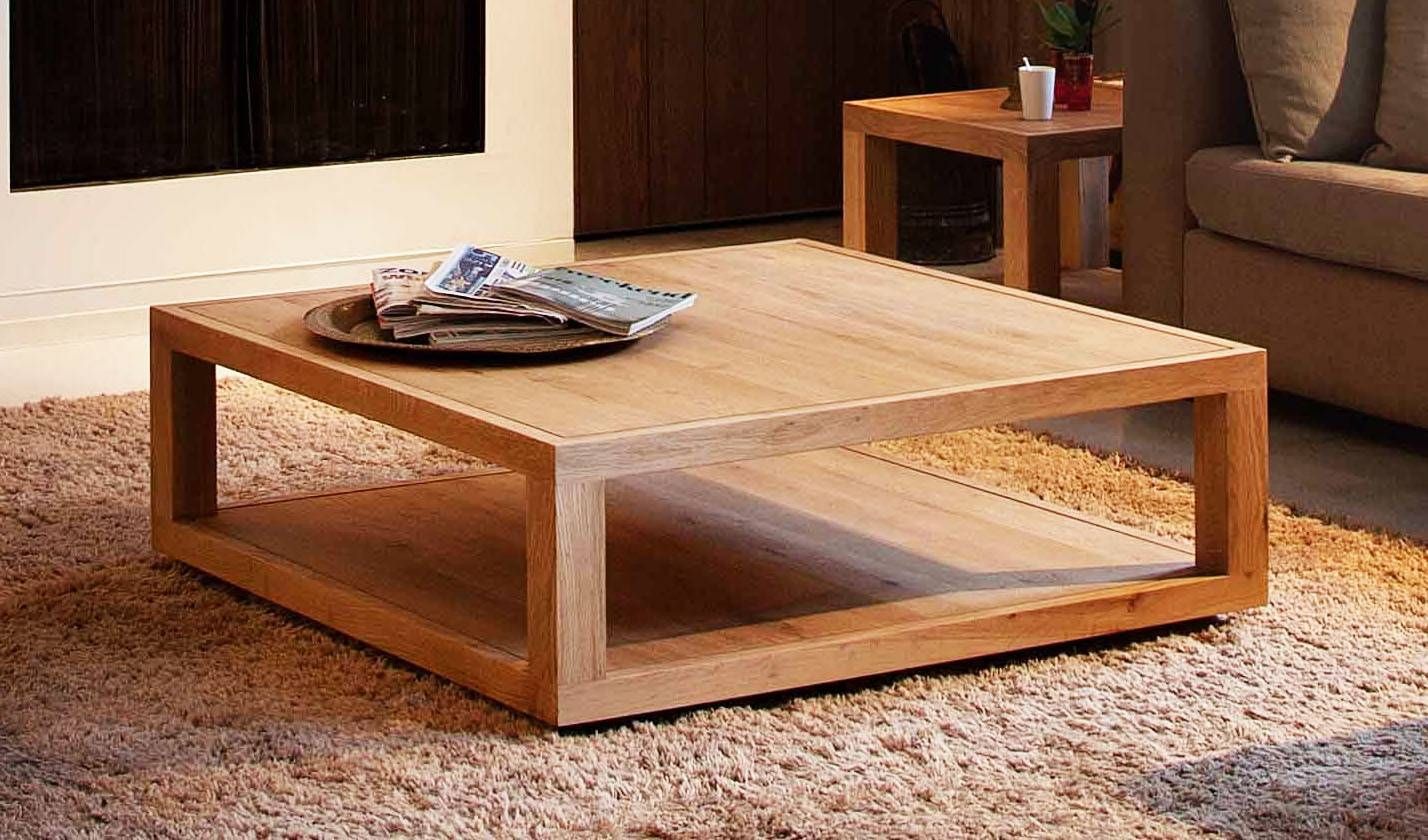 Great Square Coffee Table Also Square Coffee Table Size Best Regarding Square Oak Coffee Tables (View 4 of 30)
