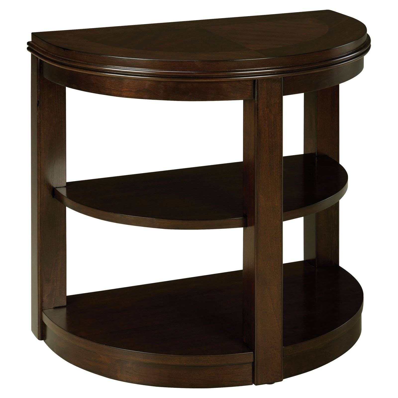 Half Round Accent Table Within Half Circle Coffee Tables (View 4 of 30)