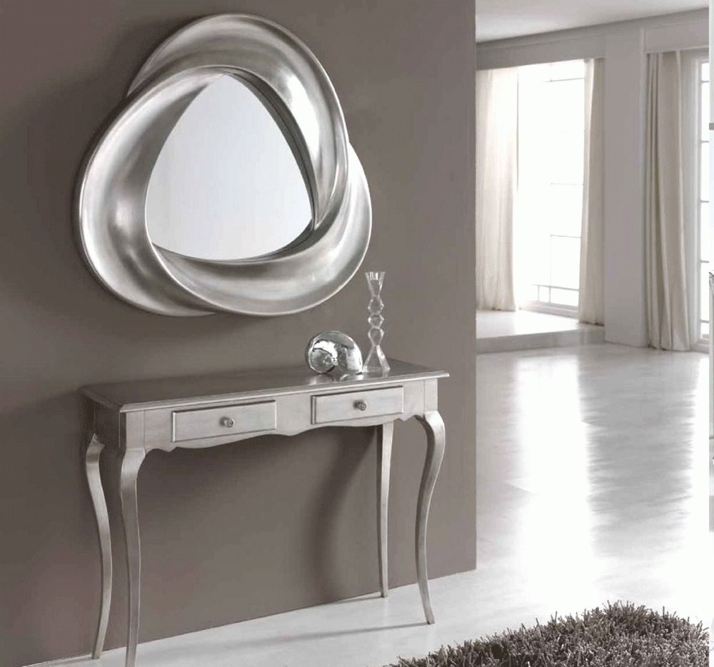 Hallway Console Table And Mirror – Amys Office Regarding Contemporary Hall Mirrors (View 10 of 25)