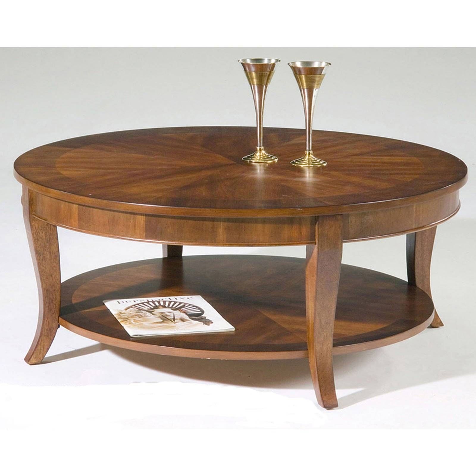 Hammary Promenade Round Coffee Table – Coffee Tables At Hayneedle Inside Circular Coffee Tables (View 3 of 30)