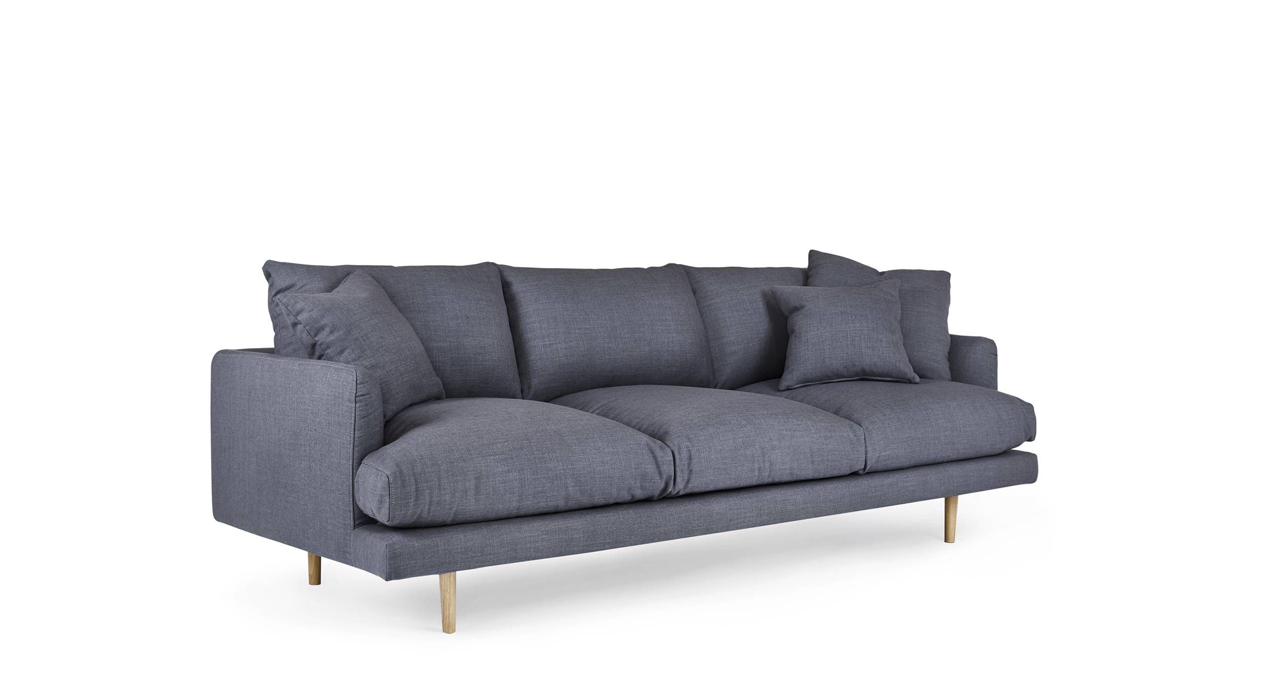 Hampton – 4 Seat Sofa | Loungelovers Pertaining To 4 Seater Couch (Photo 231 of 299)