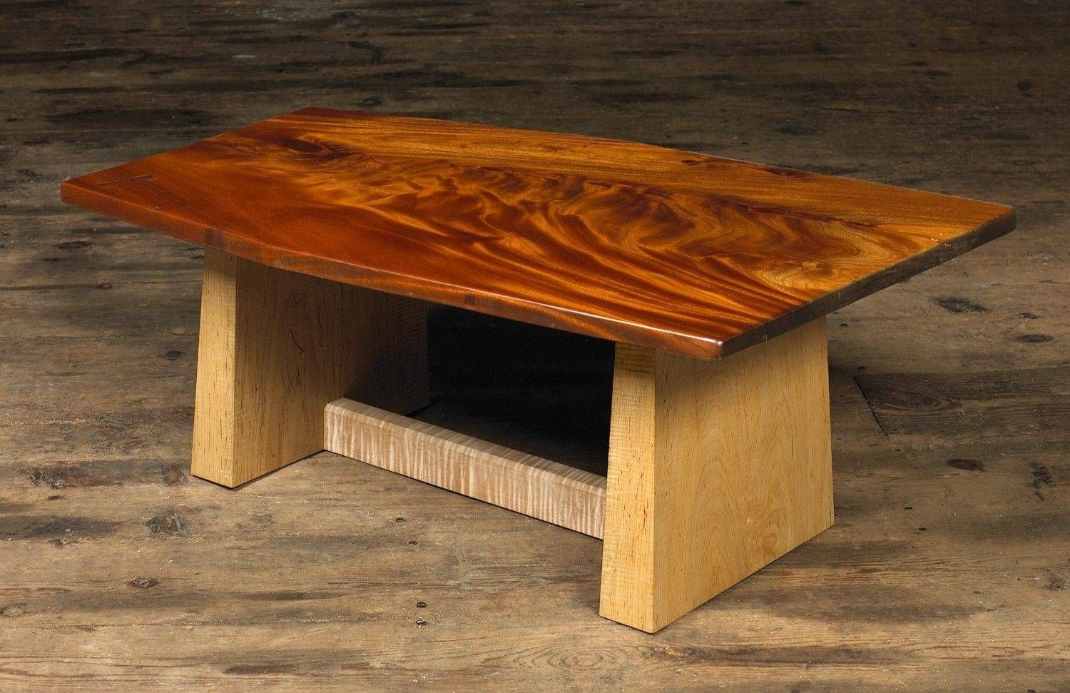 Hand Crafted Mahogany Coffee Tablekinloch Woodworking, Ltd Pertaining To Mahogany Coffee Tables (View 12 of 30)