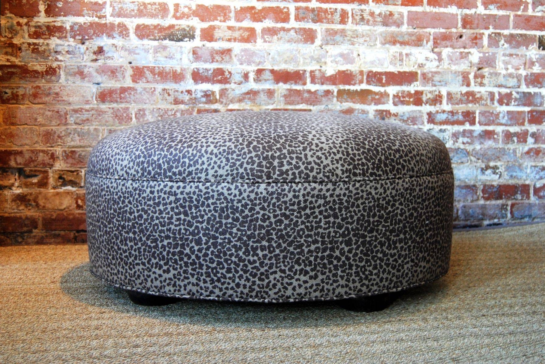 Handmade Large Leopard Ottoman / Coffee Tablemartha And Ash Throughout Leopard Ottoman Coffee Tables (Photo 1 of 30)