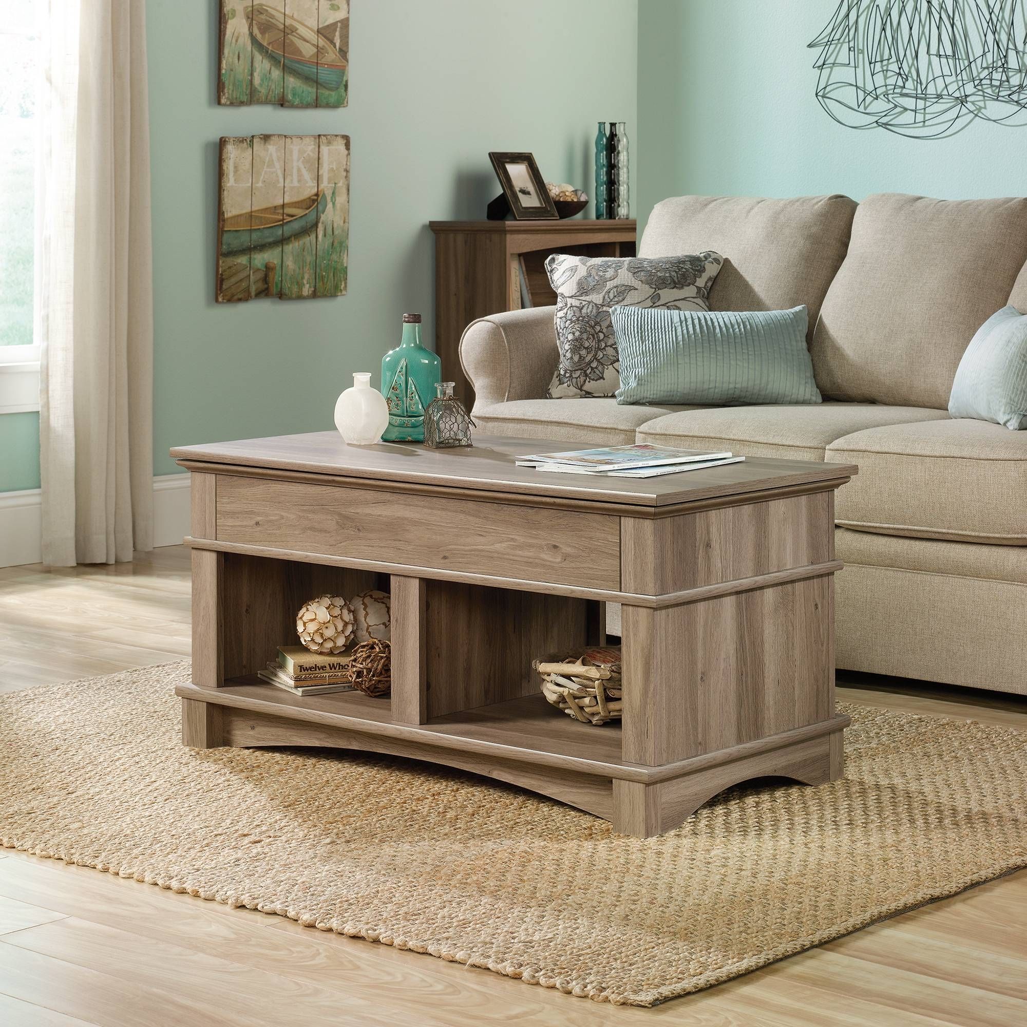 Harbor View | Lift Top Coffee Table | 420329 | Sauder Throughout Lift Top Oak Coffee Tables (View 8 of 30)