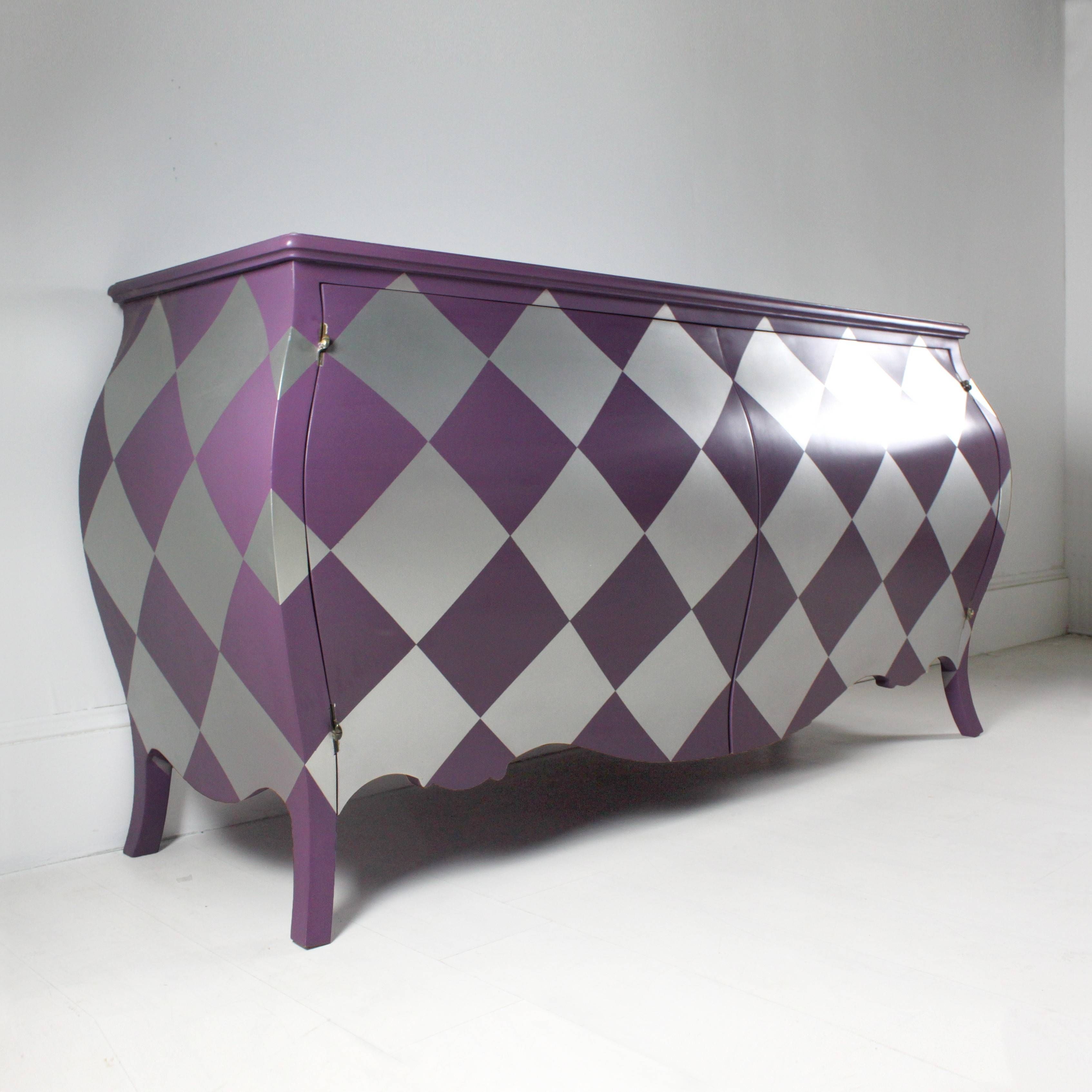 Harlequin Sideboard In Purple With Regard To Purple Sideboards (View 4 of 30)