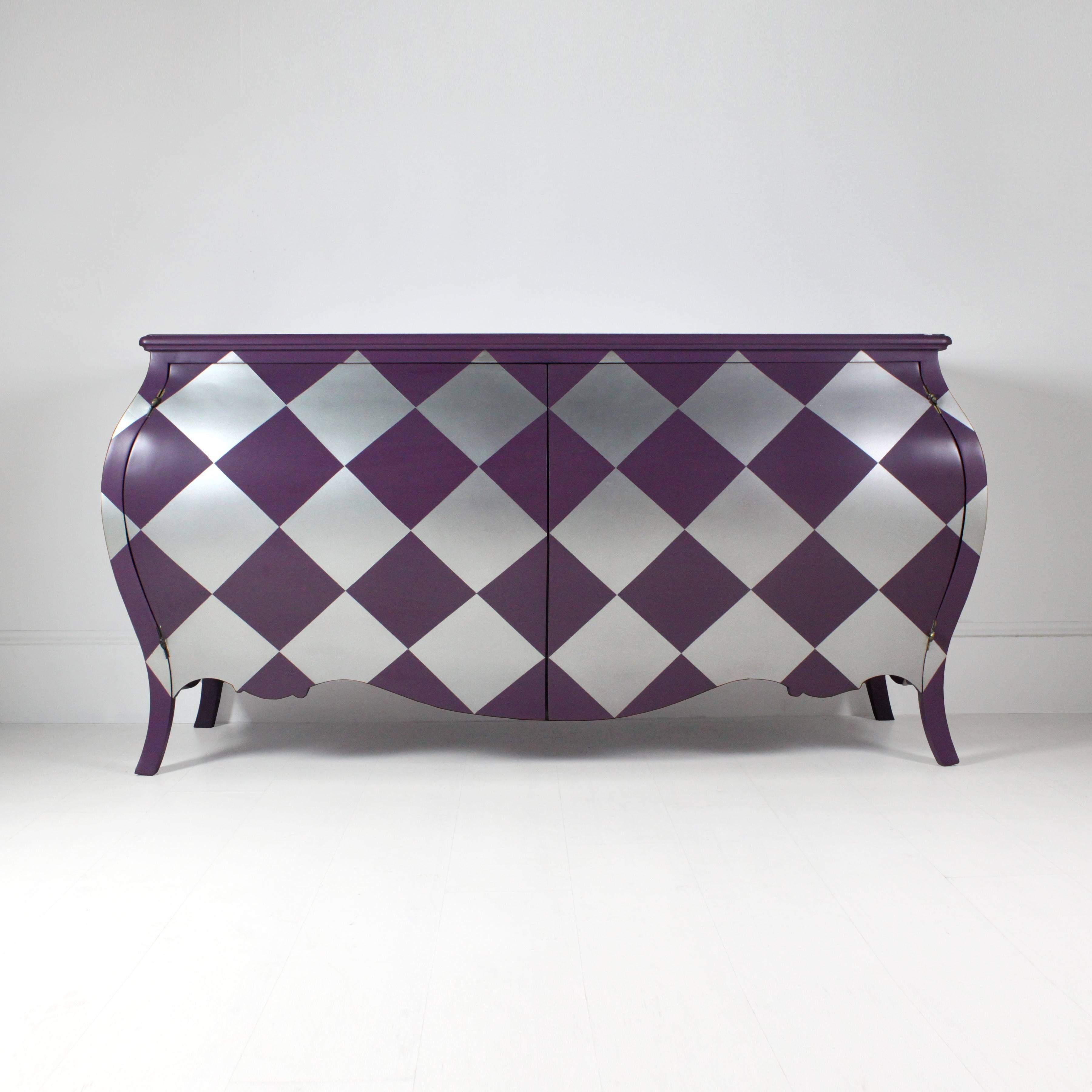 Harlequin Sideboard In Purple Within Purple Sideboards (View 7 of 30)