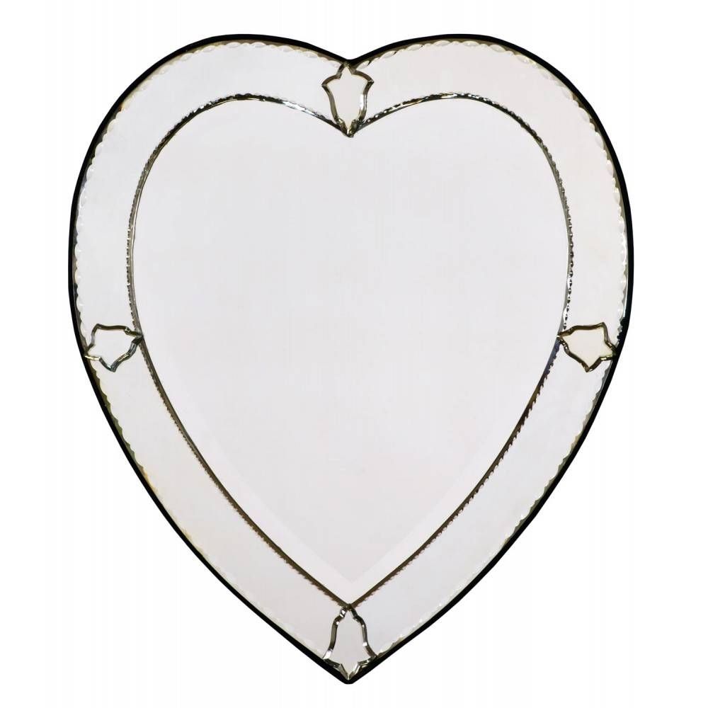 Heart Shaped Mirrors Regarding Heart Venetian Mirrors (View 16 of 25)