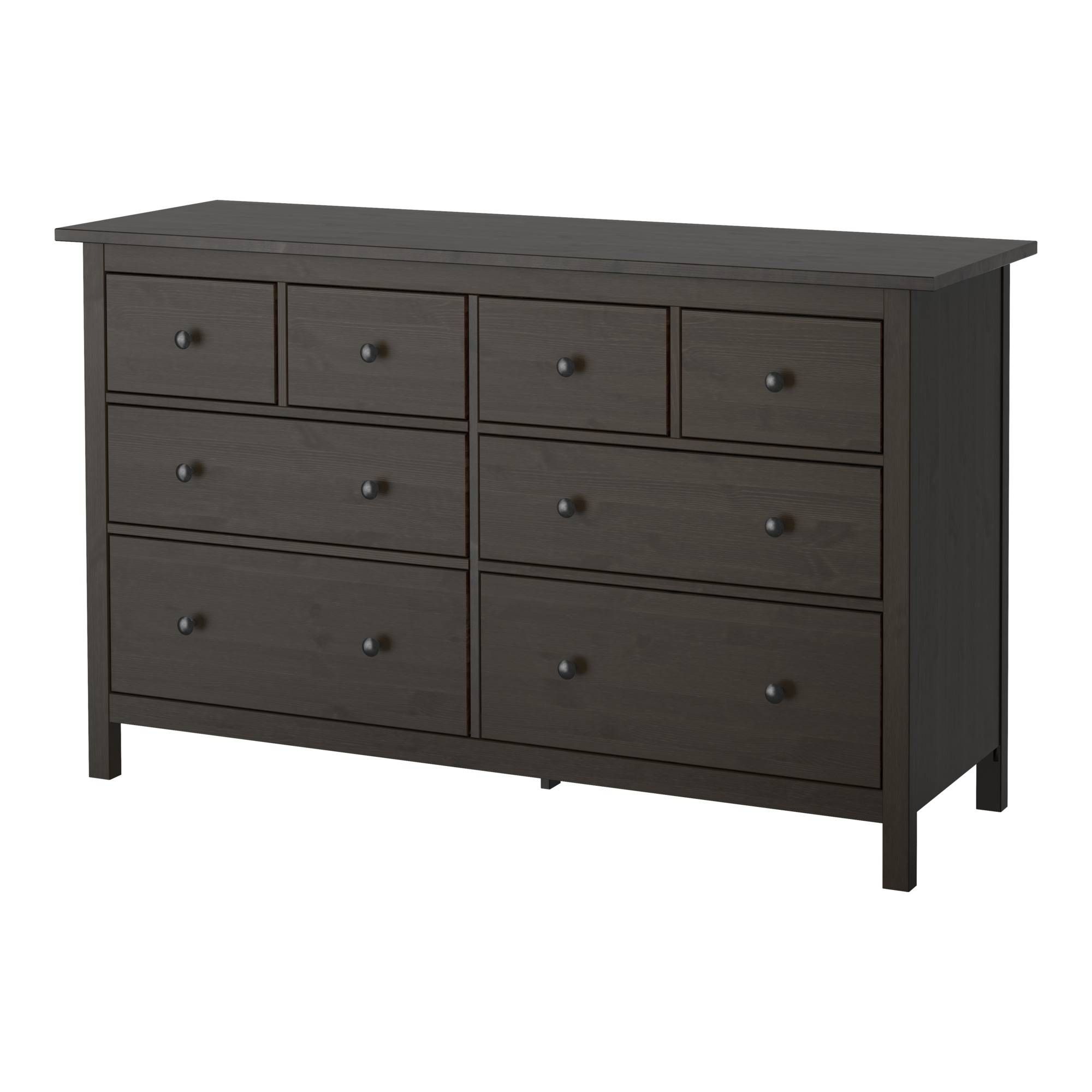 Hemnes 8 Drawer Dresser – Ikea Throughout Dark Wood Wardrobe With Drawers (View 7 of 30)