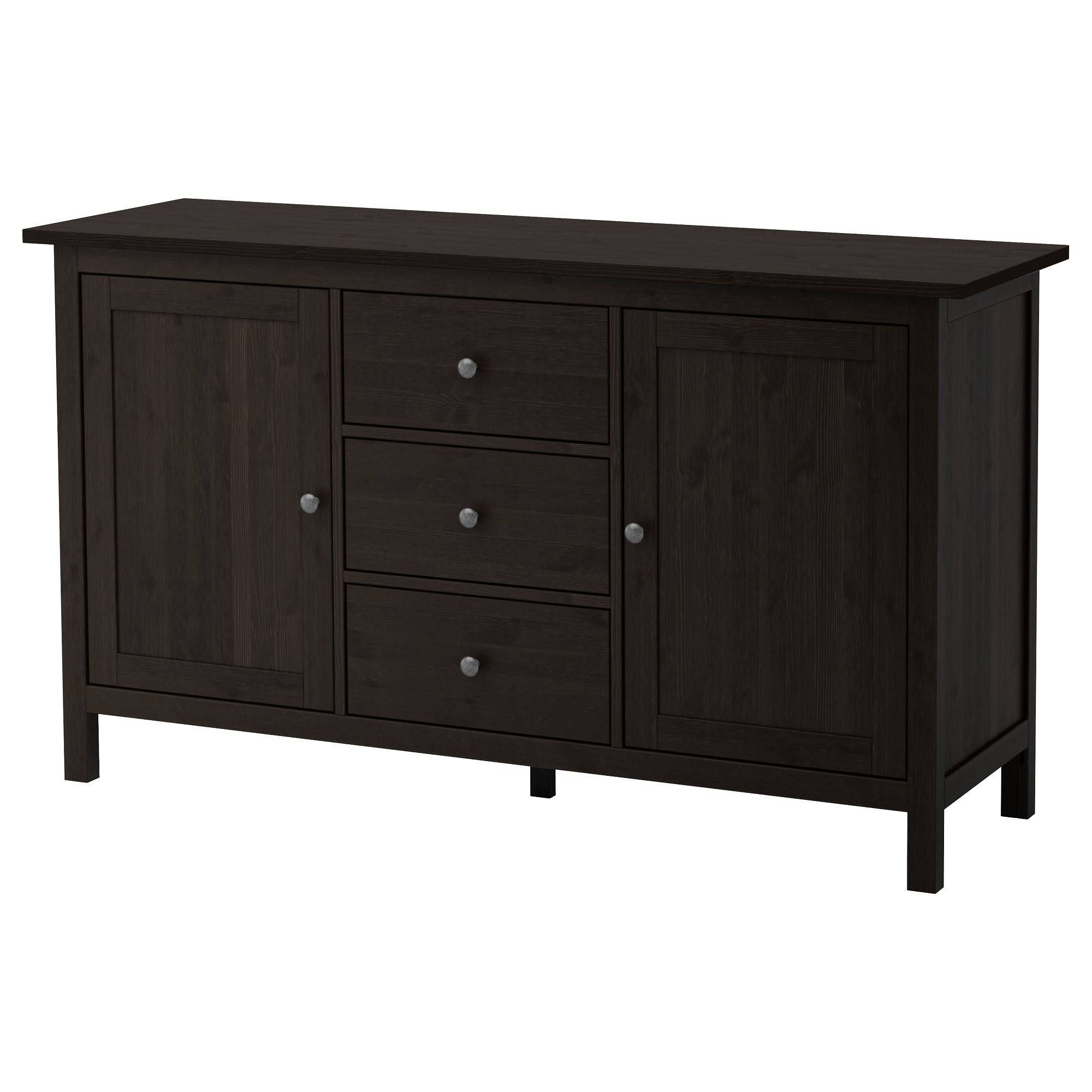 Hemnes Sideboard – Black Brown – Ikea Intended For Small Black Sideboards (Photo 12 of 30)