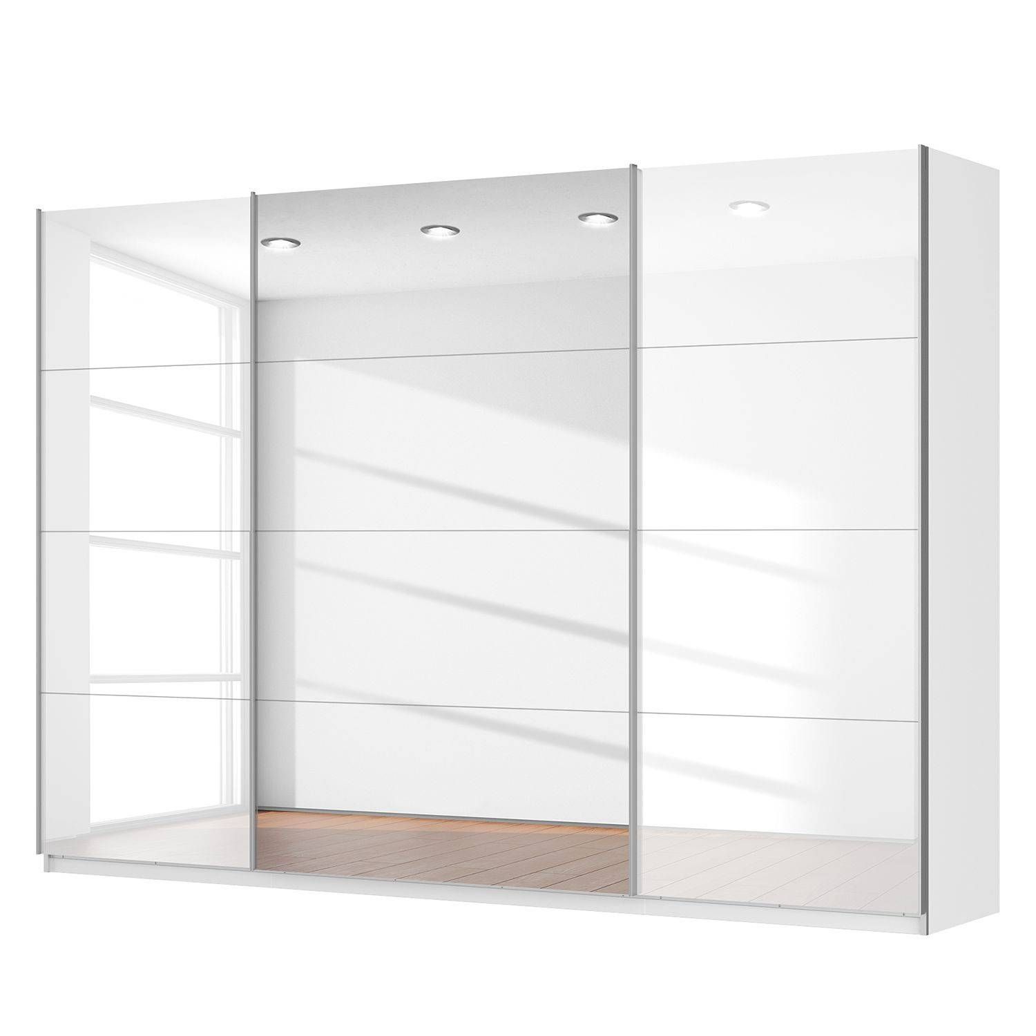 High Gloss Wardrobes With Sliding Doors. – Simplybedrooms Within White High Gloss Sliding Wardrobes (Photo 7 of 15)