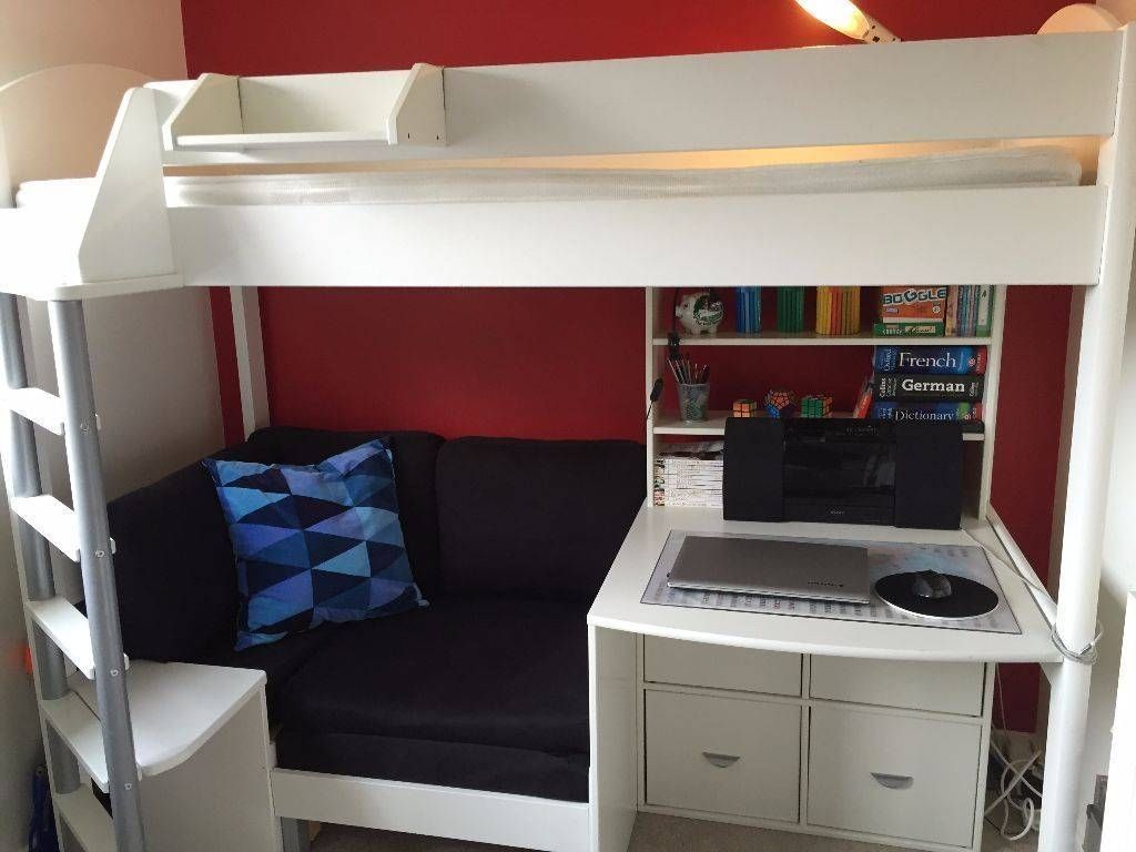 High Sleeper With Sofa Bed & Pull Out Desk – Tourdecarroll Regarding High Sleeper Bed With Sofa (View 10 of 30)