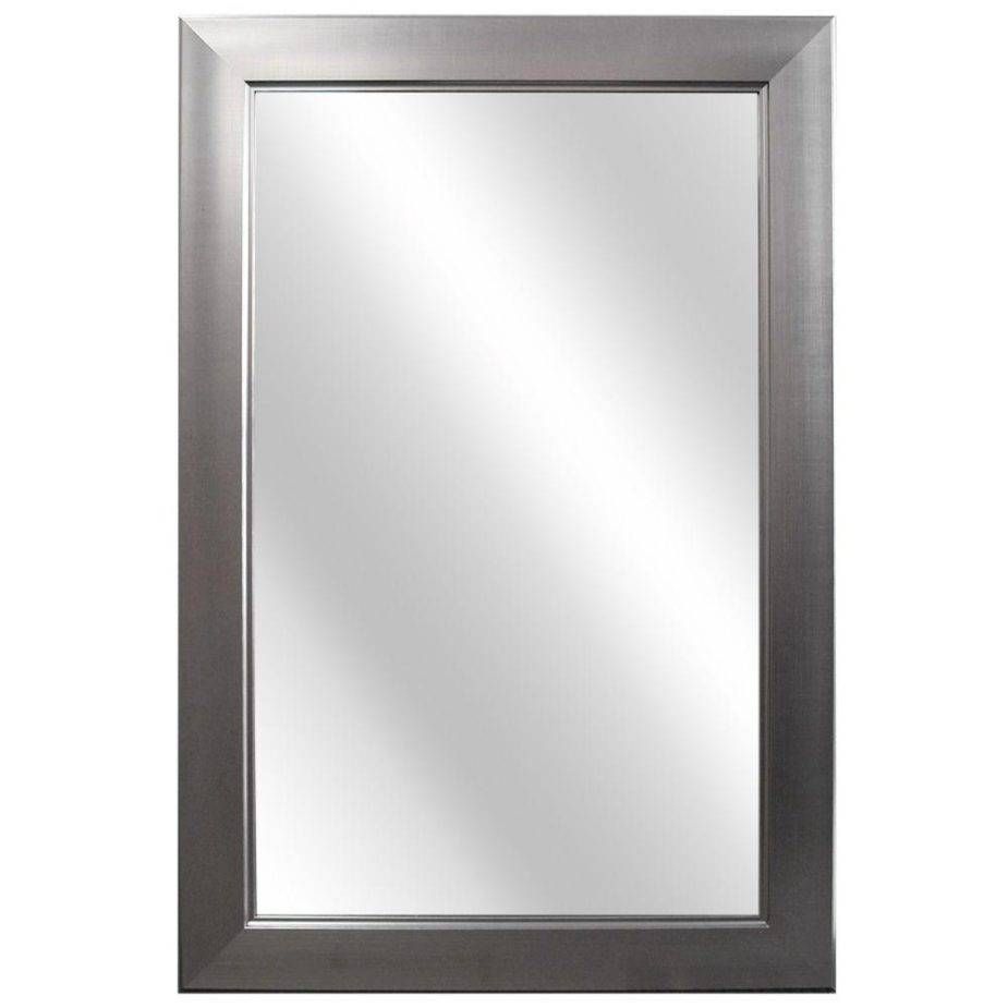 Home Depot Wall Mirrors Without Frames Beveled Bath For Beveled Pertaining To Mirrors Without Frames (View 7 of 25)