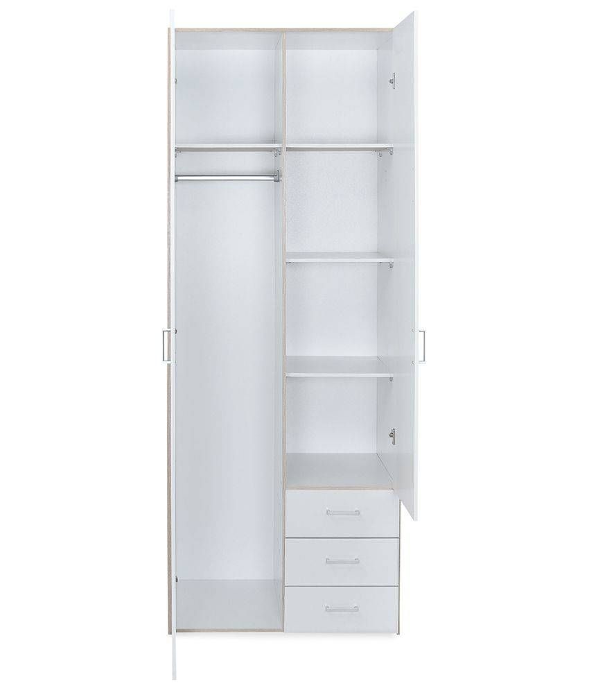 Home Masters 2 Door Wardrobe: Buy Online At Best Price In India On With Regard To 2 Door Wardrobe With Drawers And Shelves (View 15 of 30)
