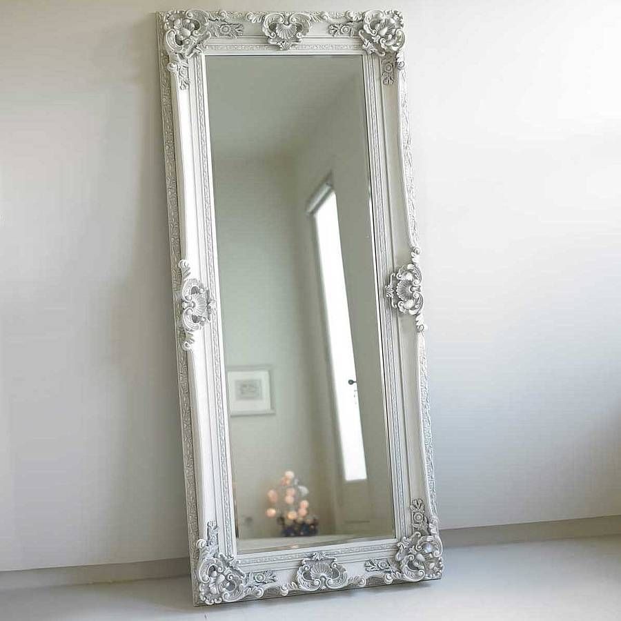 Homeware: Oval Full Length Standing Mirror | Large Floor Mirrors Regarding Cream Vintage Mirrors (View 17 of 25)