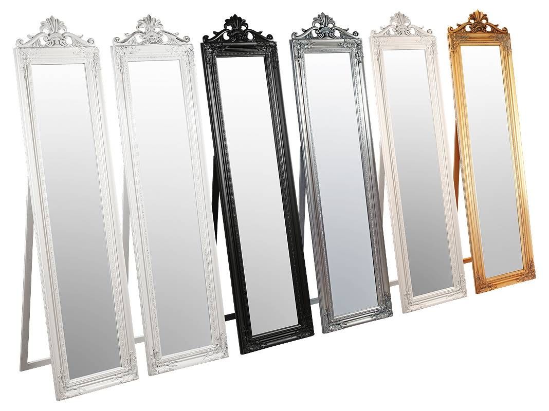 Homeware: Oval Full Length Standing Mirror | Large Floor Mirrors Within Cream Standing Mirrors (View 21 of 25)