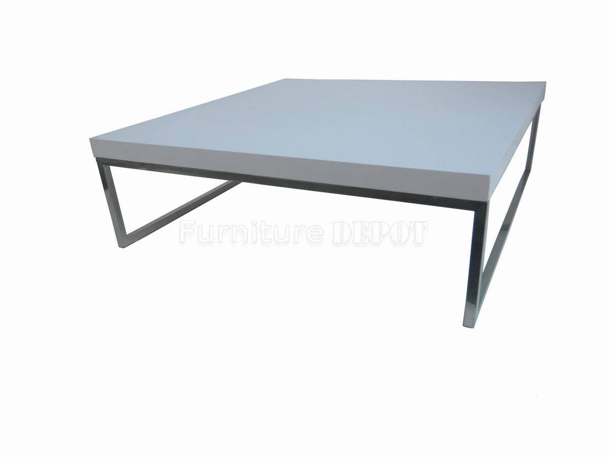 How To Find A Perfect White Coffee Tables – Large White Coffee With Regard To Coffee Tables With Chrome Legs (View 6 of 30)