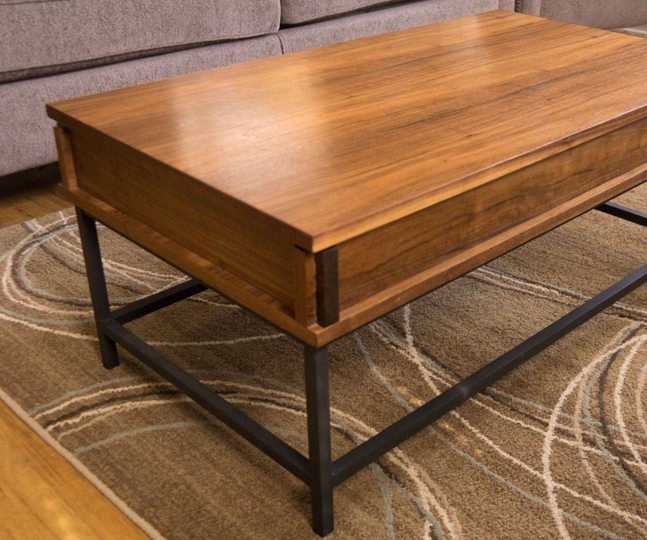 How To Make A Coffee Table With Lift Top: 18 Steps (with Pictures) With Hinged Top Coffee Tables (Photo 28 of 30)