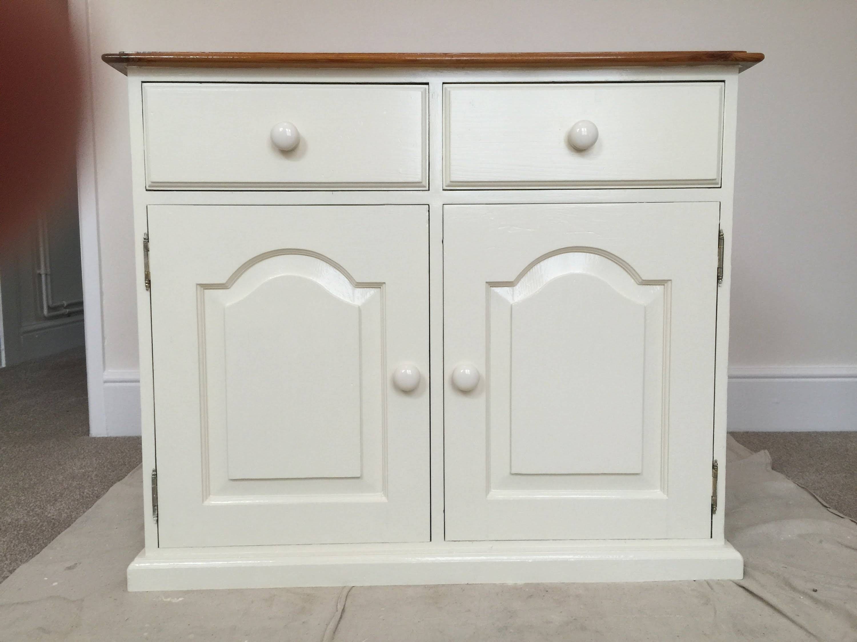 How To Paint Old Pine Furniture, Restoration – Youtube For White And Pine Wardrobes (Photo 10 of 15)