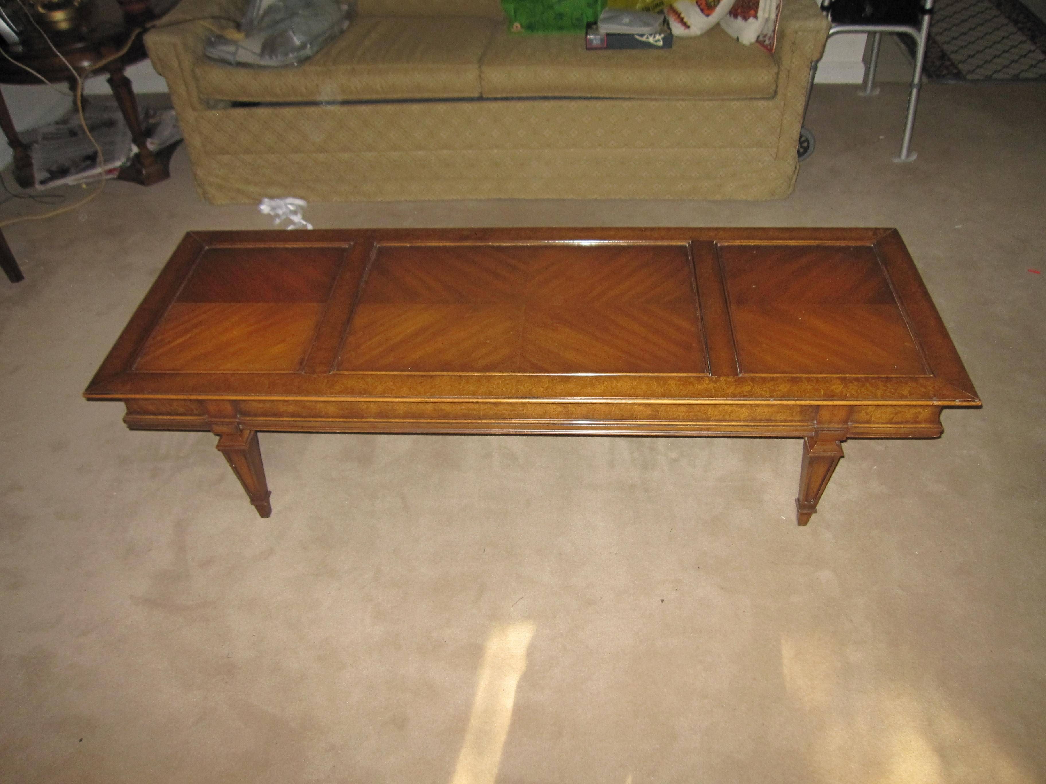 I Have Inherited 3 Pieces Of Heirloom Quality Weiman Tables With Quality Coffee Tables (View 16 of 30)