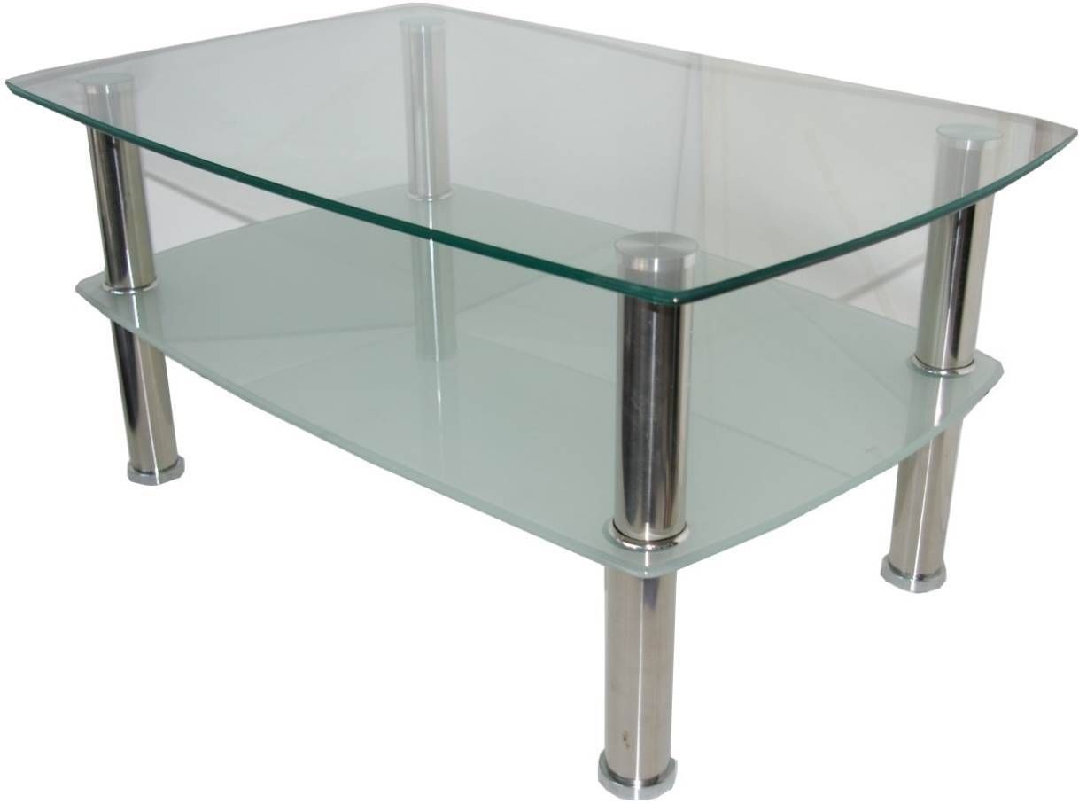 Ibiza Round Glass And Chrome Coffee Table Accent Tables Living Inside Chrome Leg Coffee Tables (Photo 19 of 30)