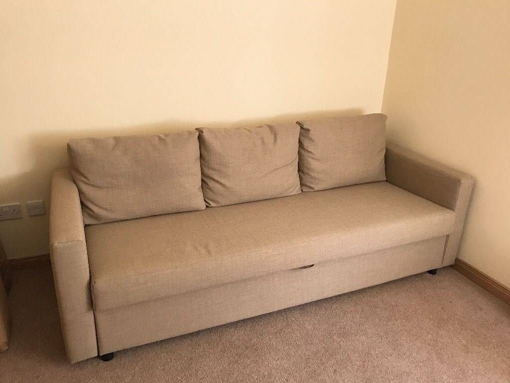 Ikea Beige “friheten” 3 Seater Sofa Bed For Sale | In West End For 3 Seater Sofas For Sale (View 13 of 30)